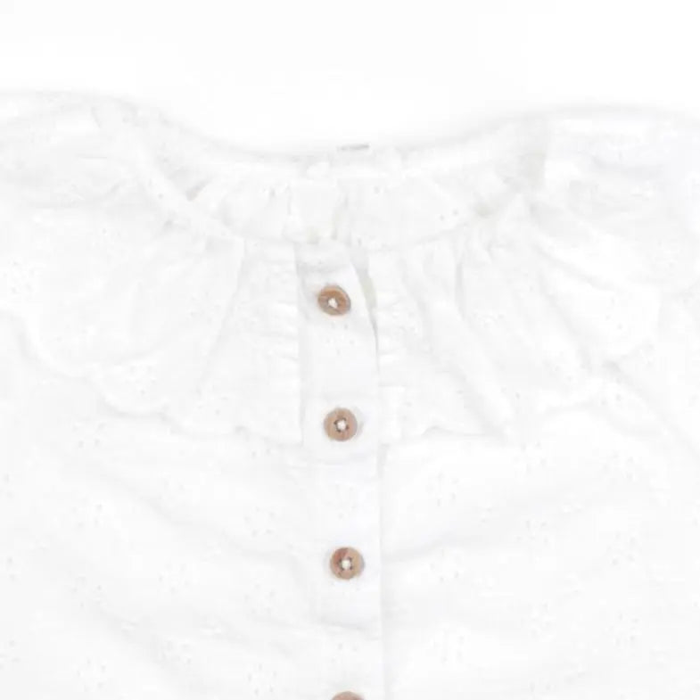 Vertbaudet - blouse blanc - 18 mois