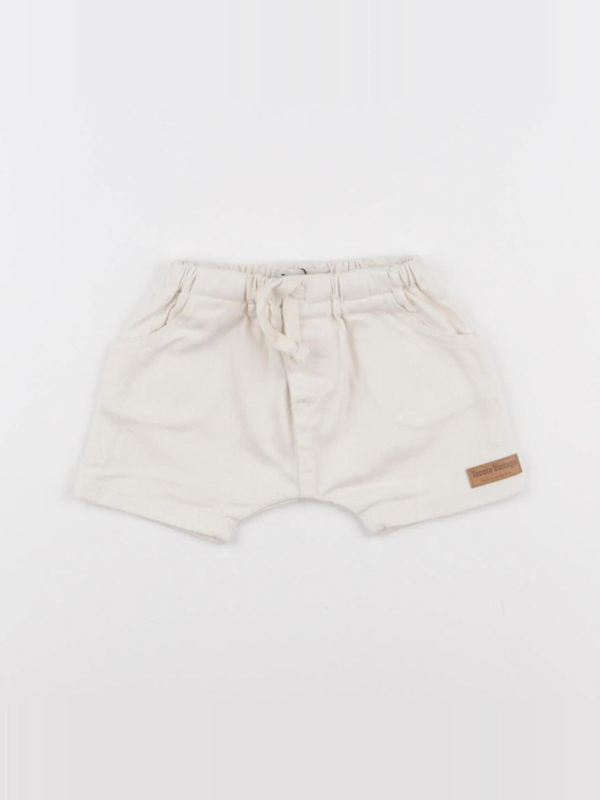 Tocoto vintage - short blanc - 3 mois
