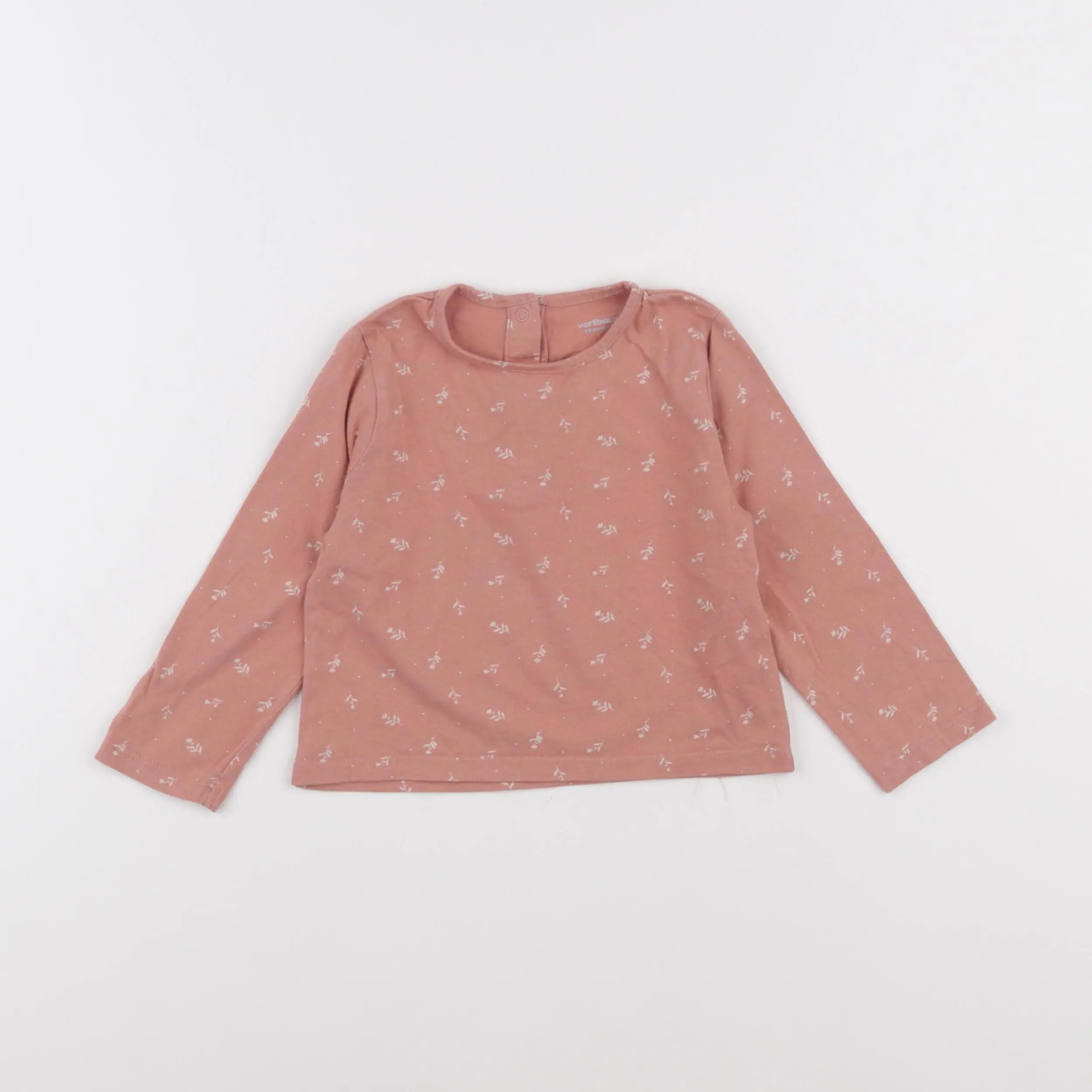 Vertbaudet - tee-shirt rose - 18 mois