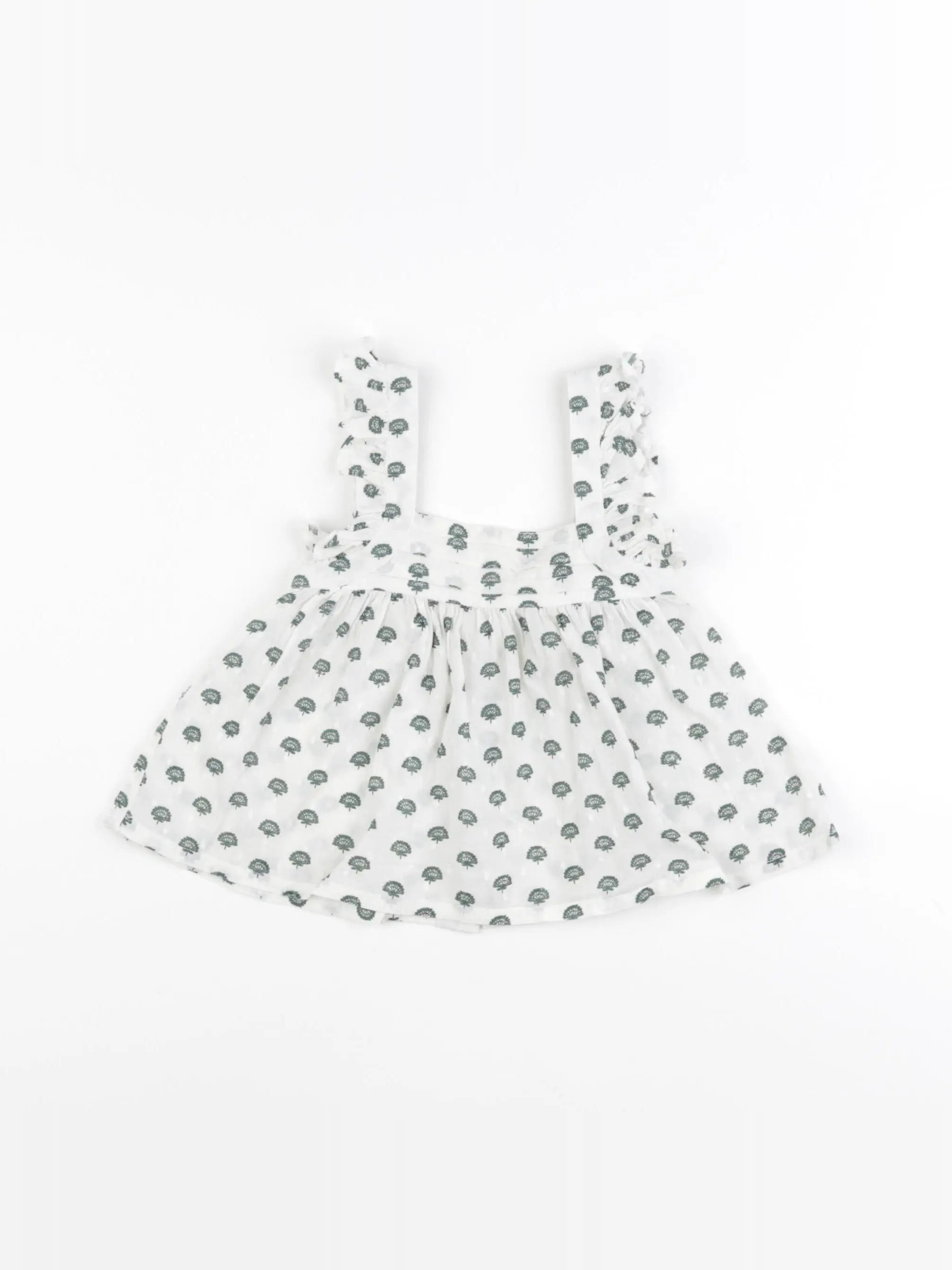 Boutchou - blouse blanc - 6 mois