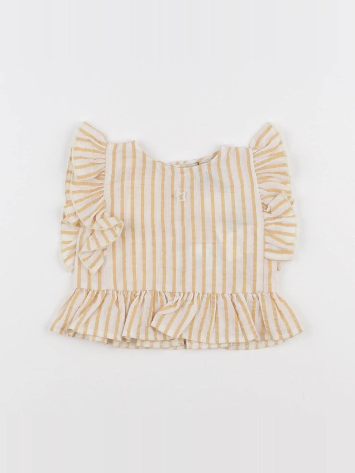 Tocoto vintage - blouse blanc, jaune - 3 mois