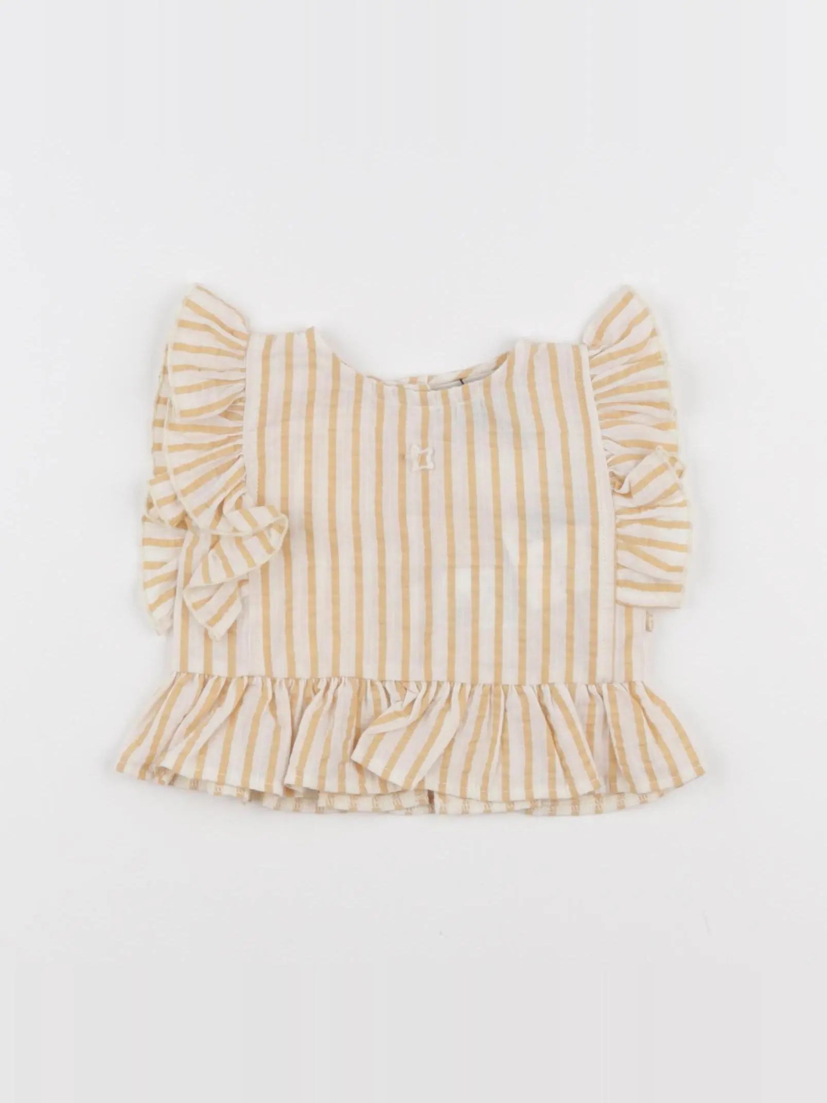 Tocoto vintage - blouse blanc, jaune - 3 mois