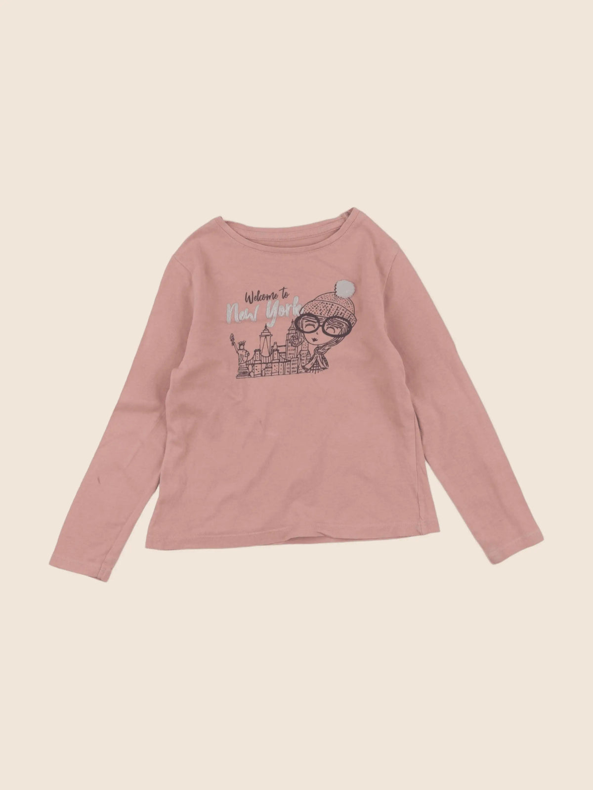 Vertbaudet - tee-shirt rose - 4 ans