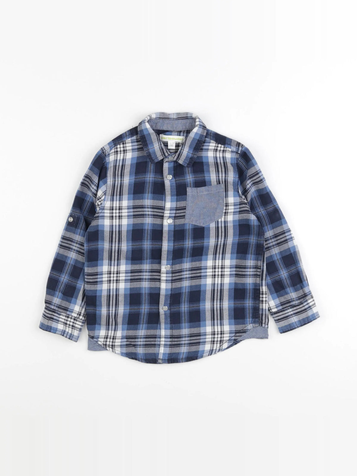 Vertbaudet - chemise bleu - 4 ans