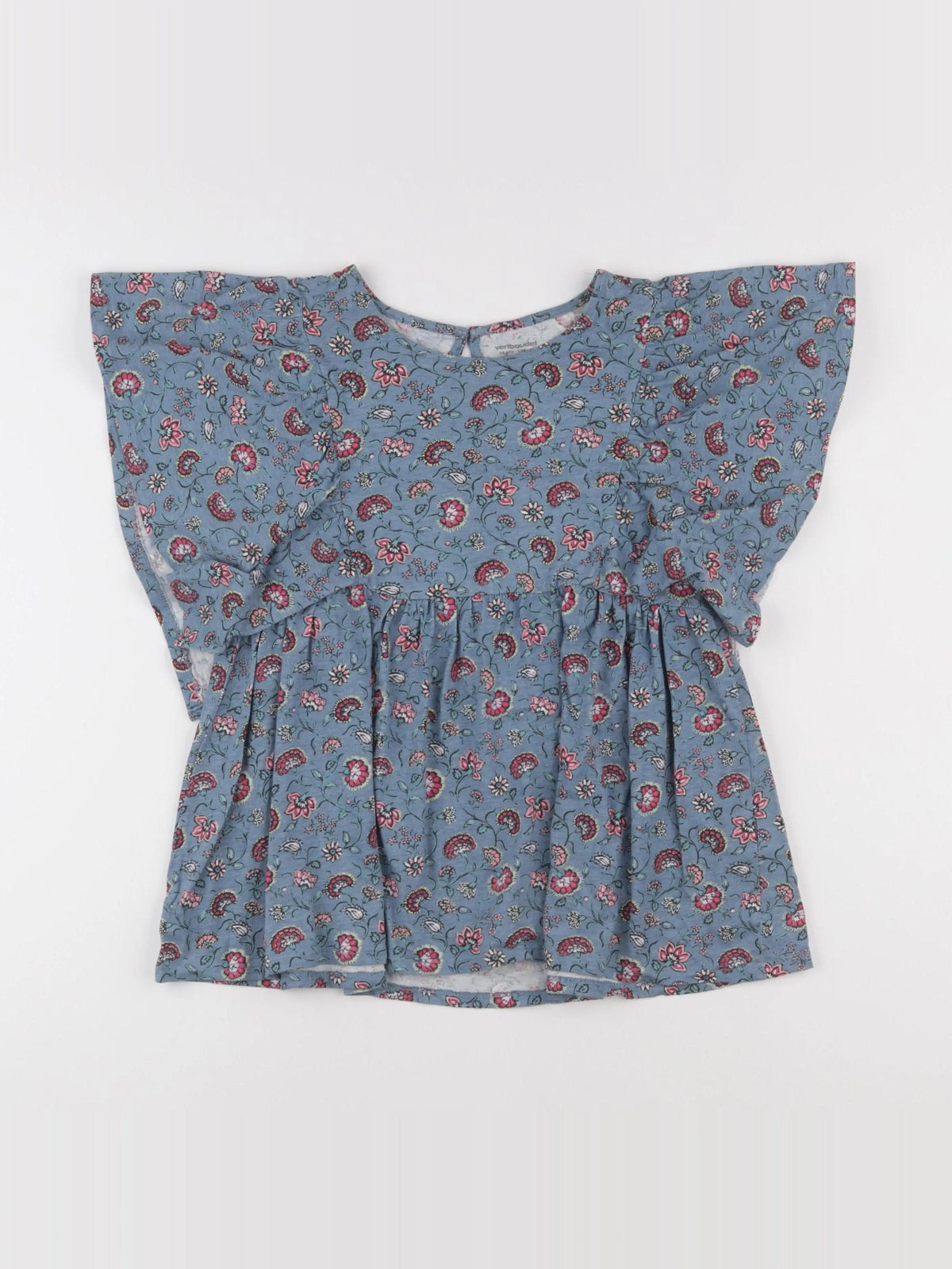 Vertbaudet - blouse bleu - 14 ans