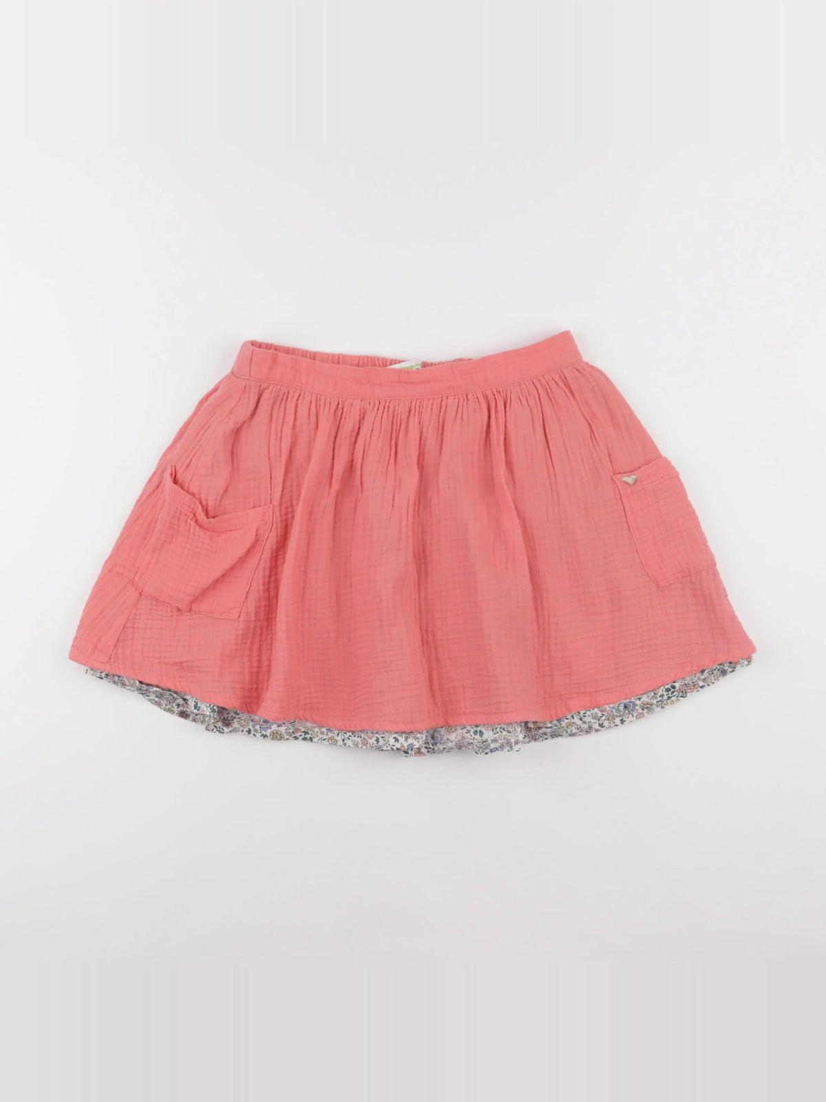 Vertbaudet - jupe réversible rose - 12 ans