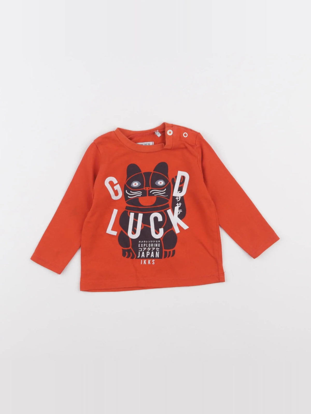 IKKS - tee-shirt orange - 6 mois