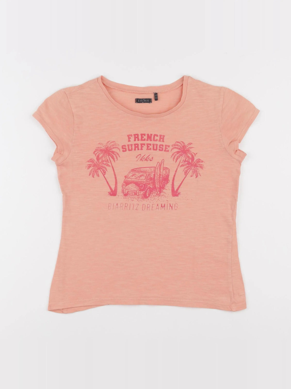 IKKS - tee-shirt orange - 10 ans