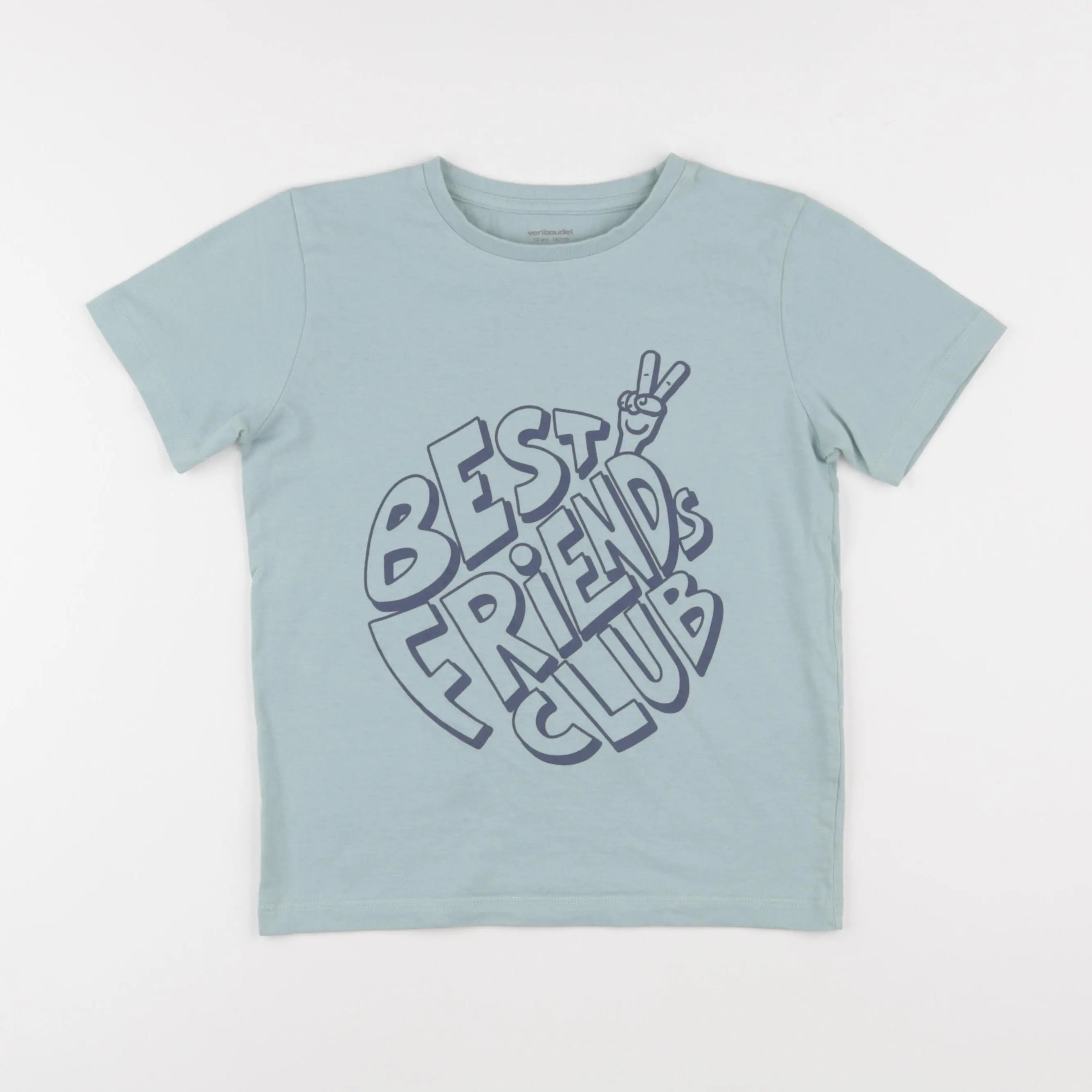 Vertbaudet - tee-shirt vert - 10 ans