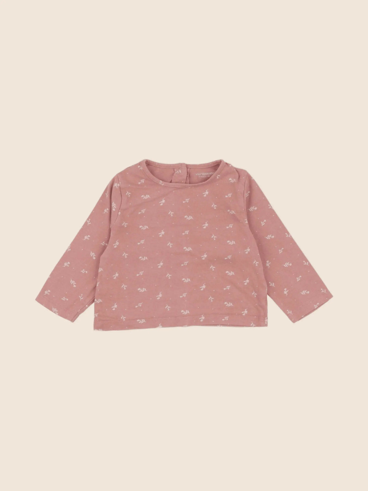 Vertbaudet - tee-shirt rose - 6 mois