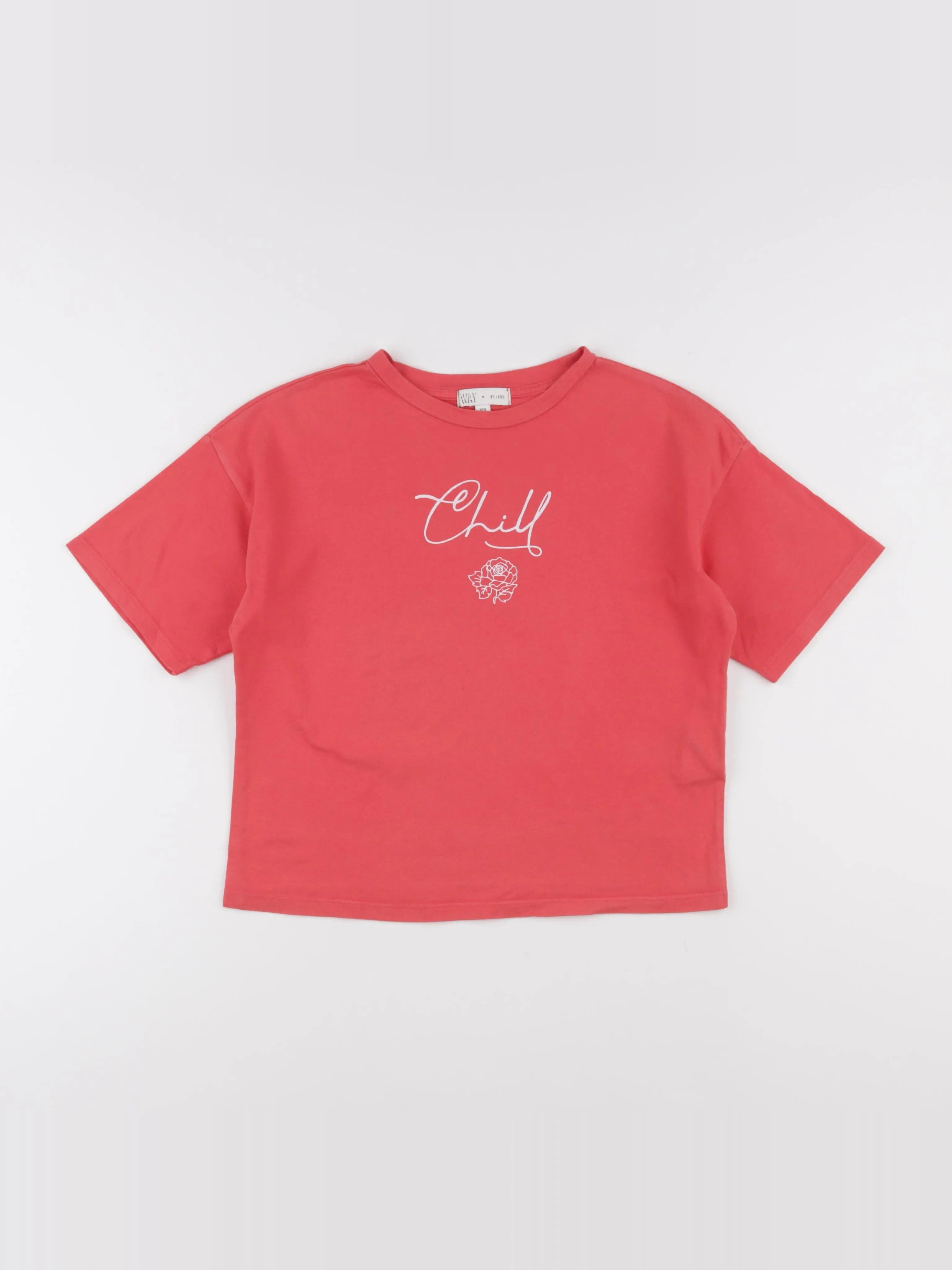 IKKS - tee-shirt rose - 10 ans