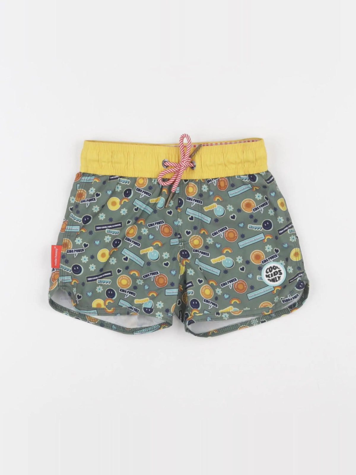 Hello Hossy - maillot de bain vert, jaune - 3/4 ans