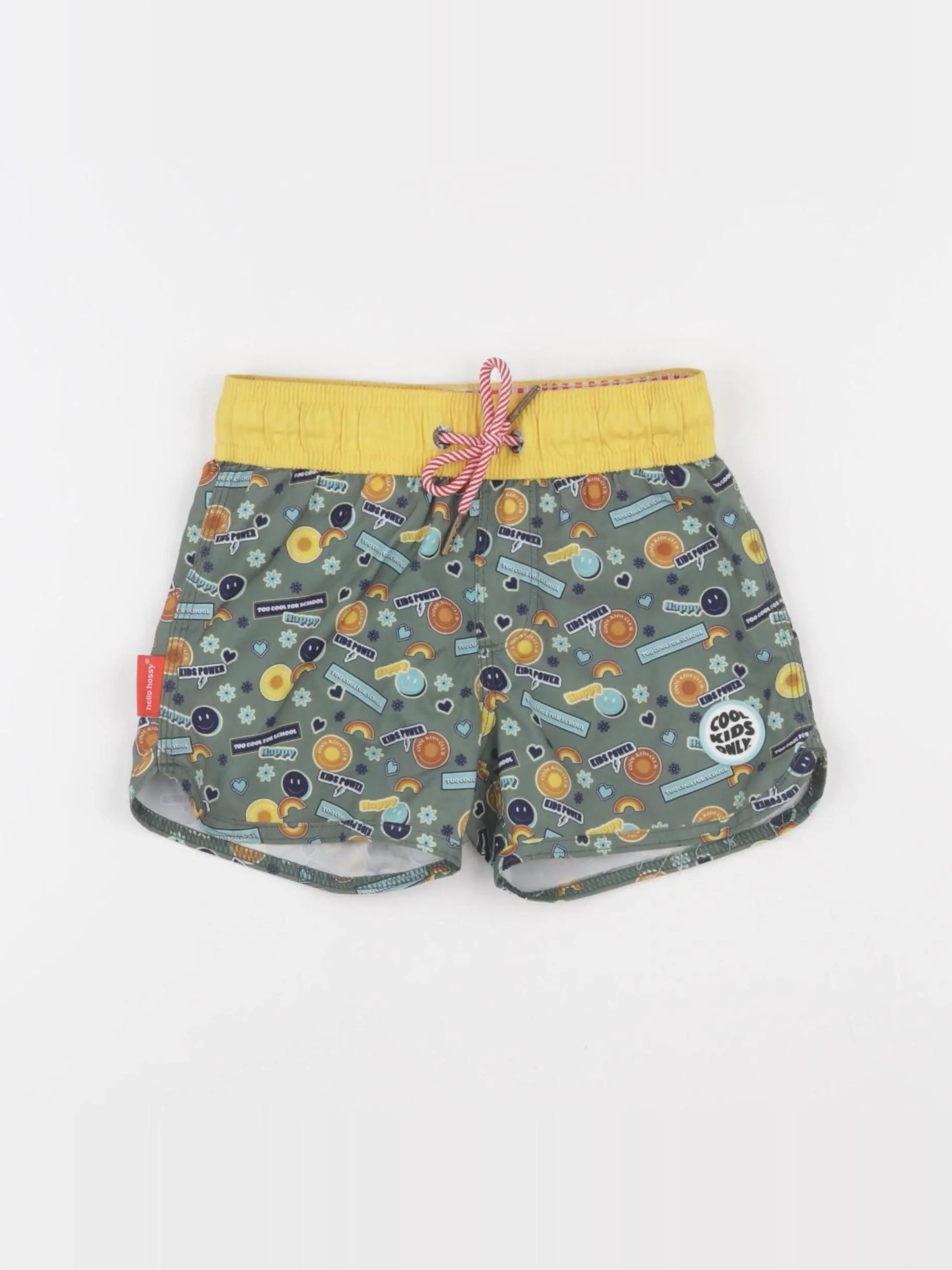 Hello Hossy - maillot de bain vert, jaune - 3/4 ans