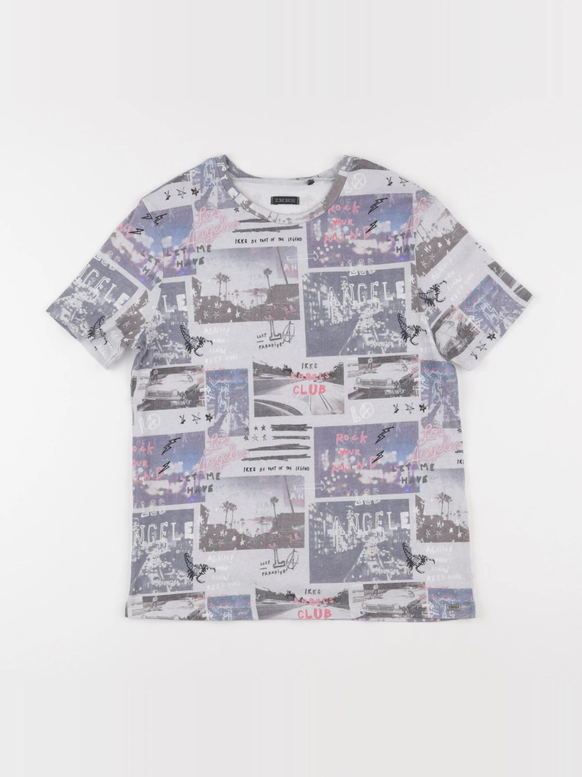 IKKS - tee-shirt gris - 12 ans