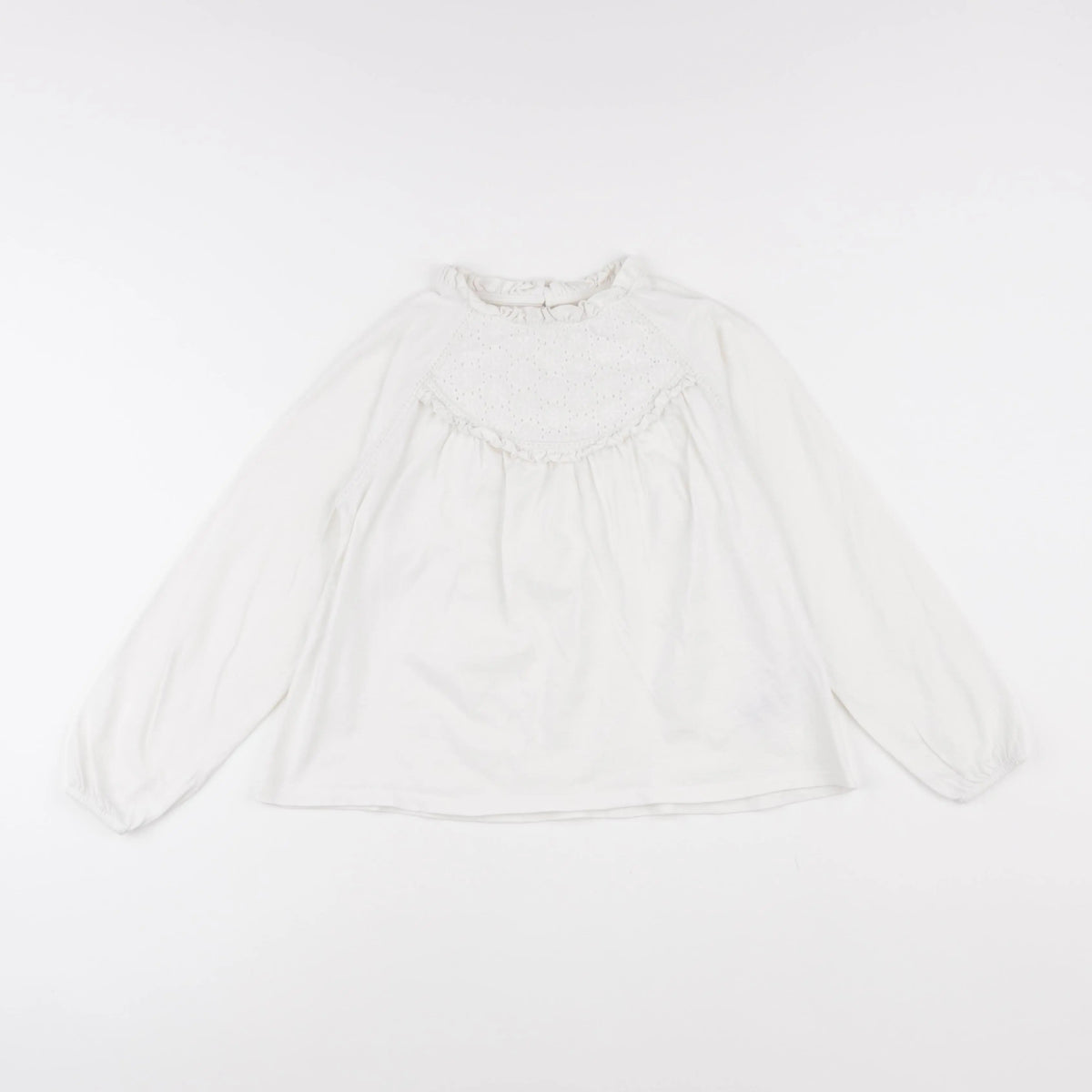 Vertbaudet - tee-shirt blanc - 8 ans