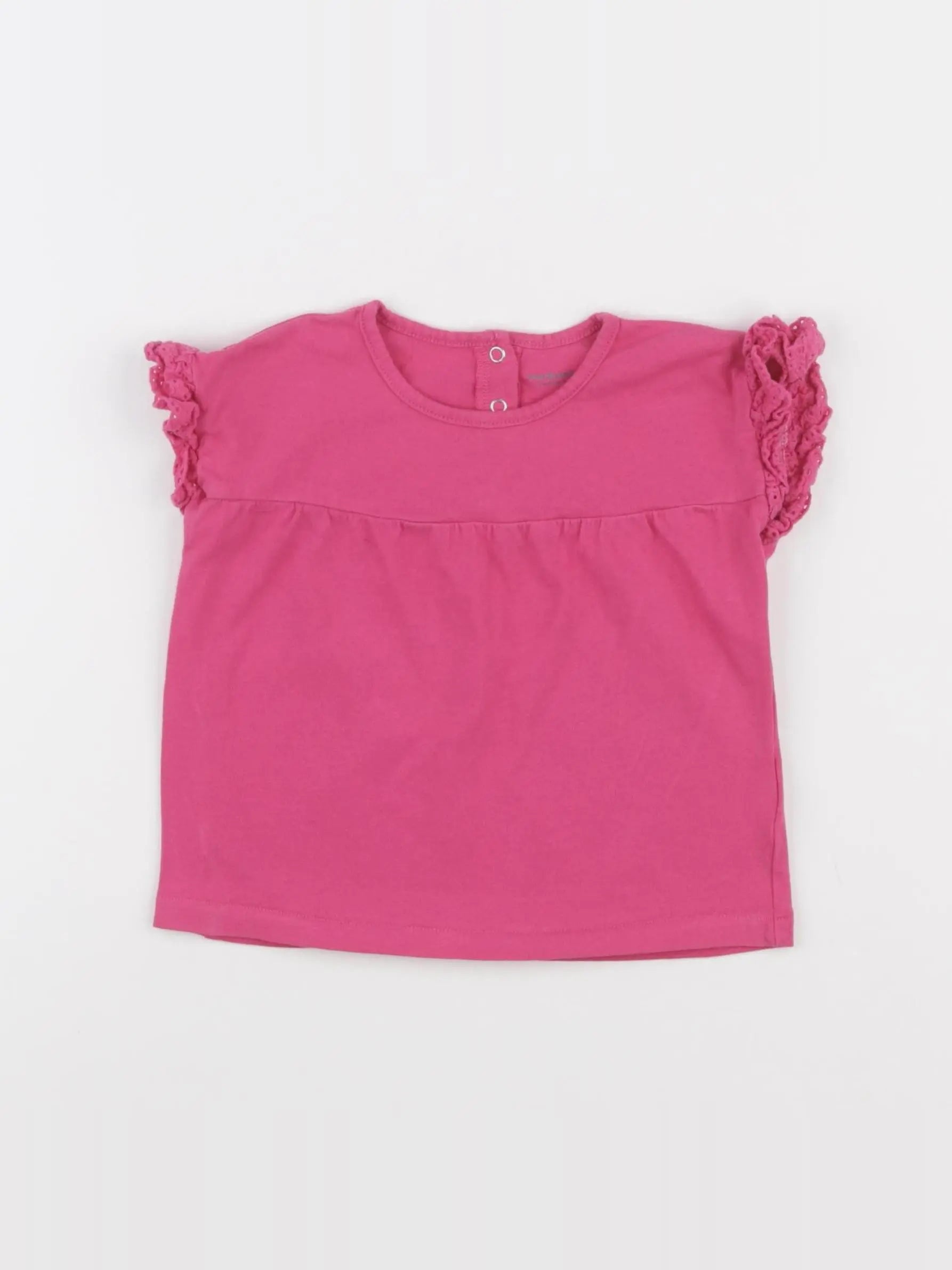 Vertbaudet - tee-shirt rose - 24 mois