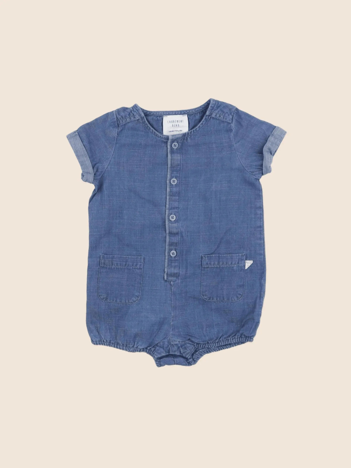 Carrément Beau - combinaison bleu - 6 mois
