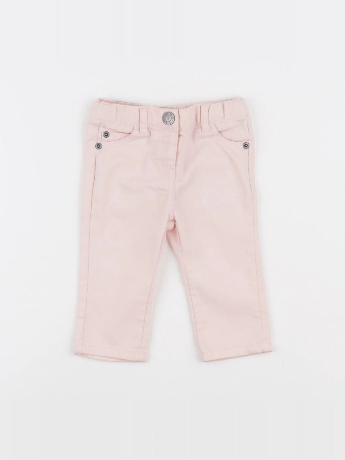 Vertbaudet - pantalon rose - 6 mois