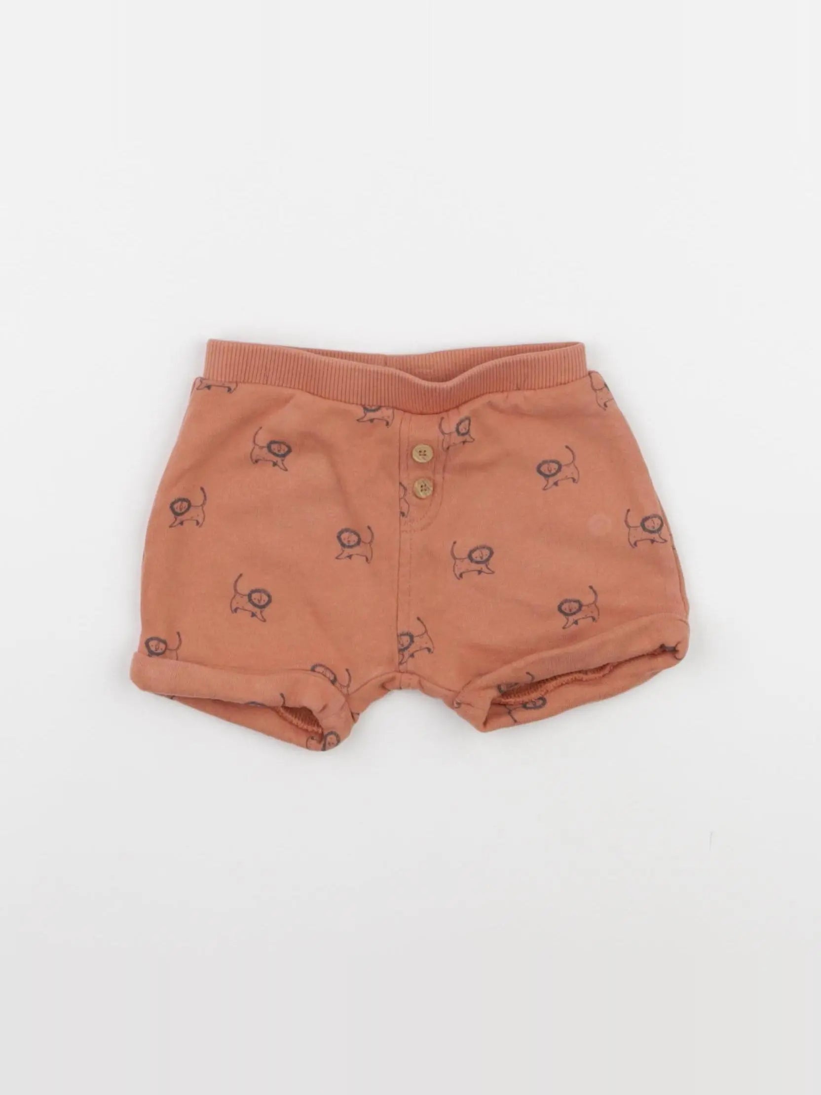 Vertbaudet - short marron - 3 mois