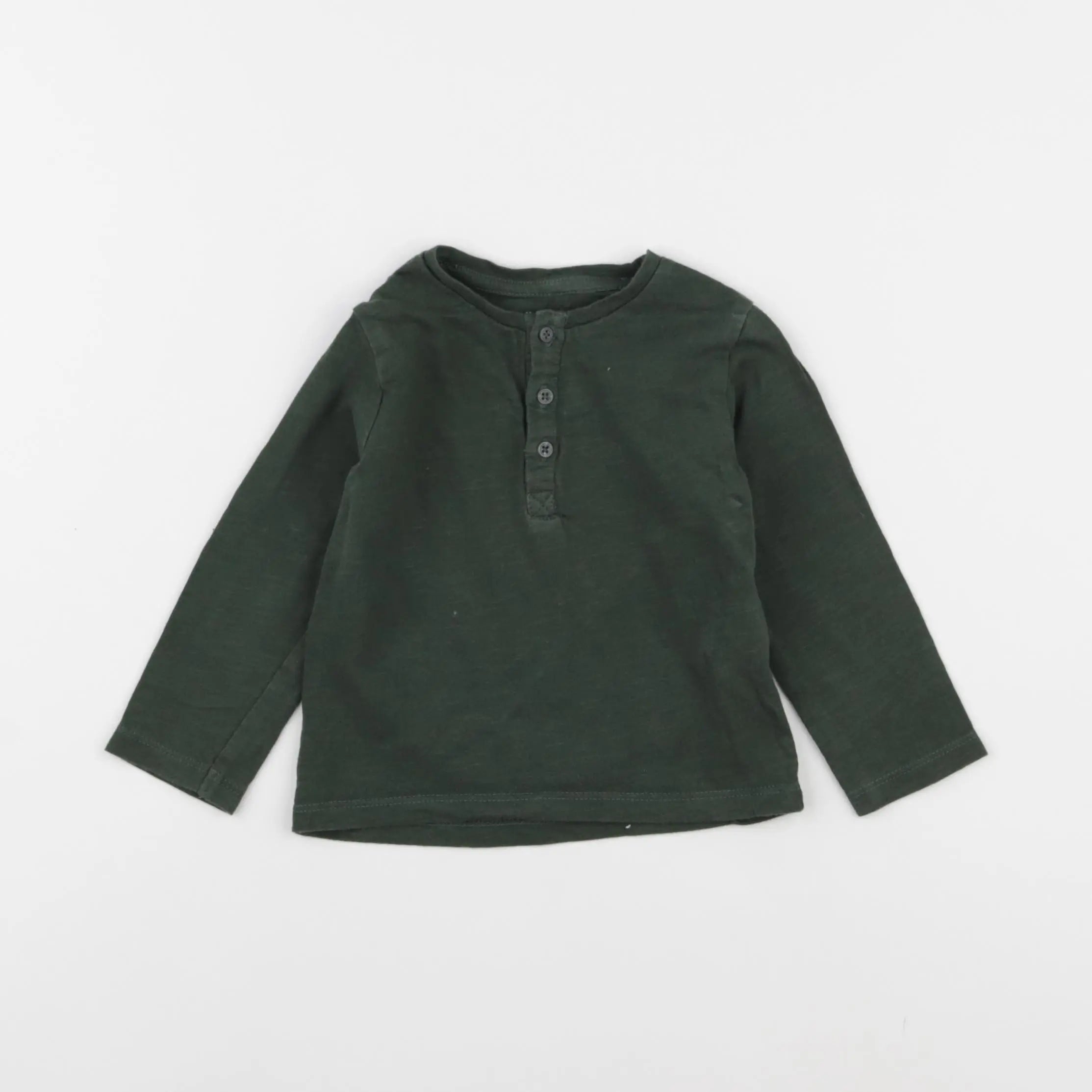 Vertbaudet - tee-shirt vert - 12 mois