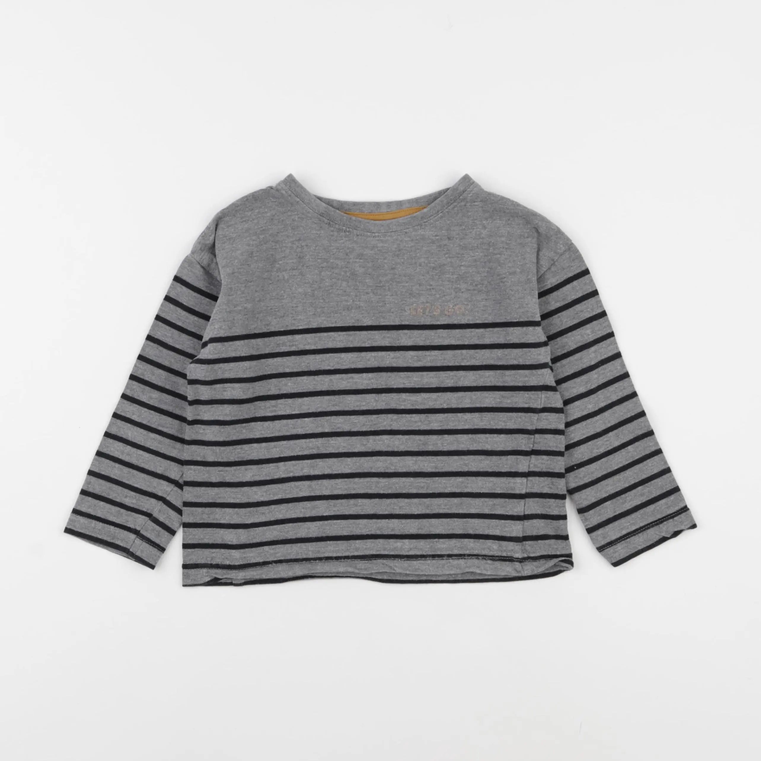 Vertbaudet - tee-shirt gris - 4 ans