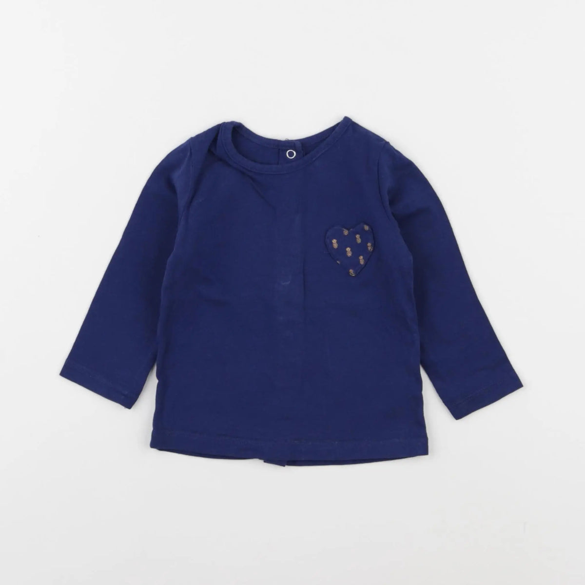 Vertbaudet - tee-shirt bleu - 6 mois