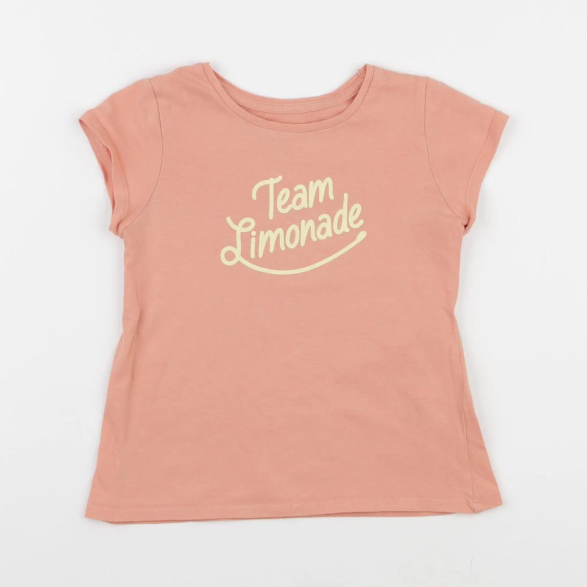 Vertbaudet - tee-shirt orange - 4 ans