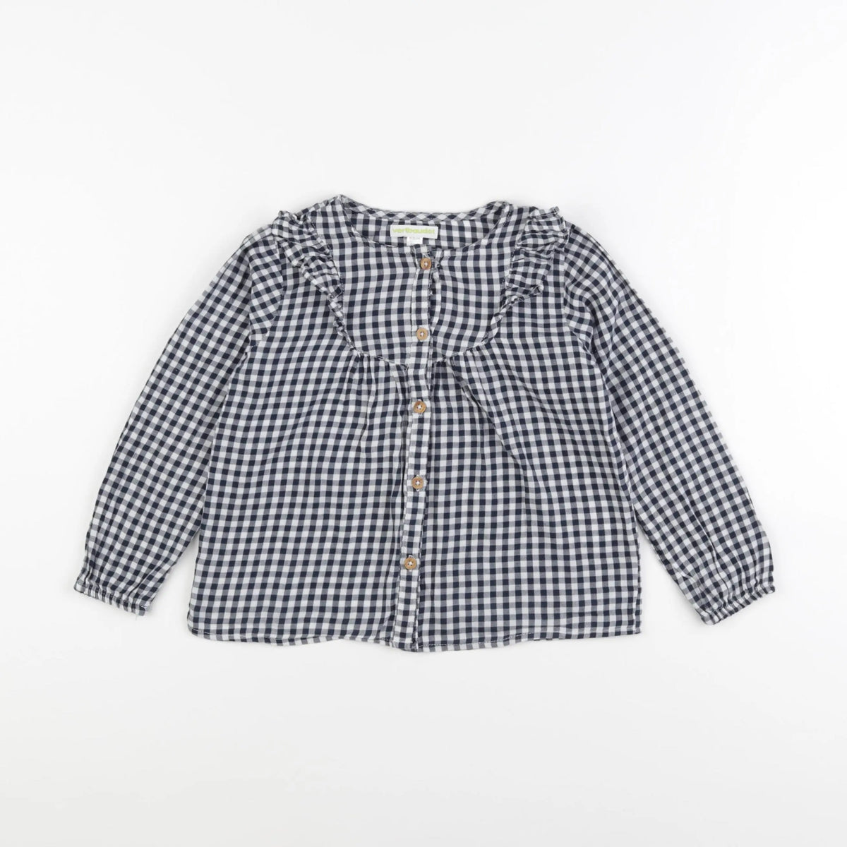 Vertbaudet - blouse blanc, bleu - 5 ans