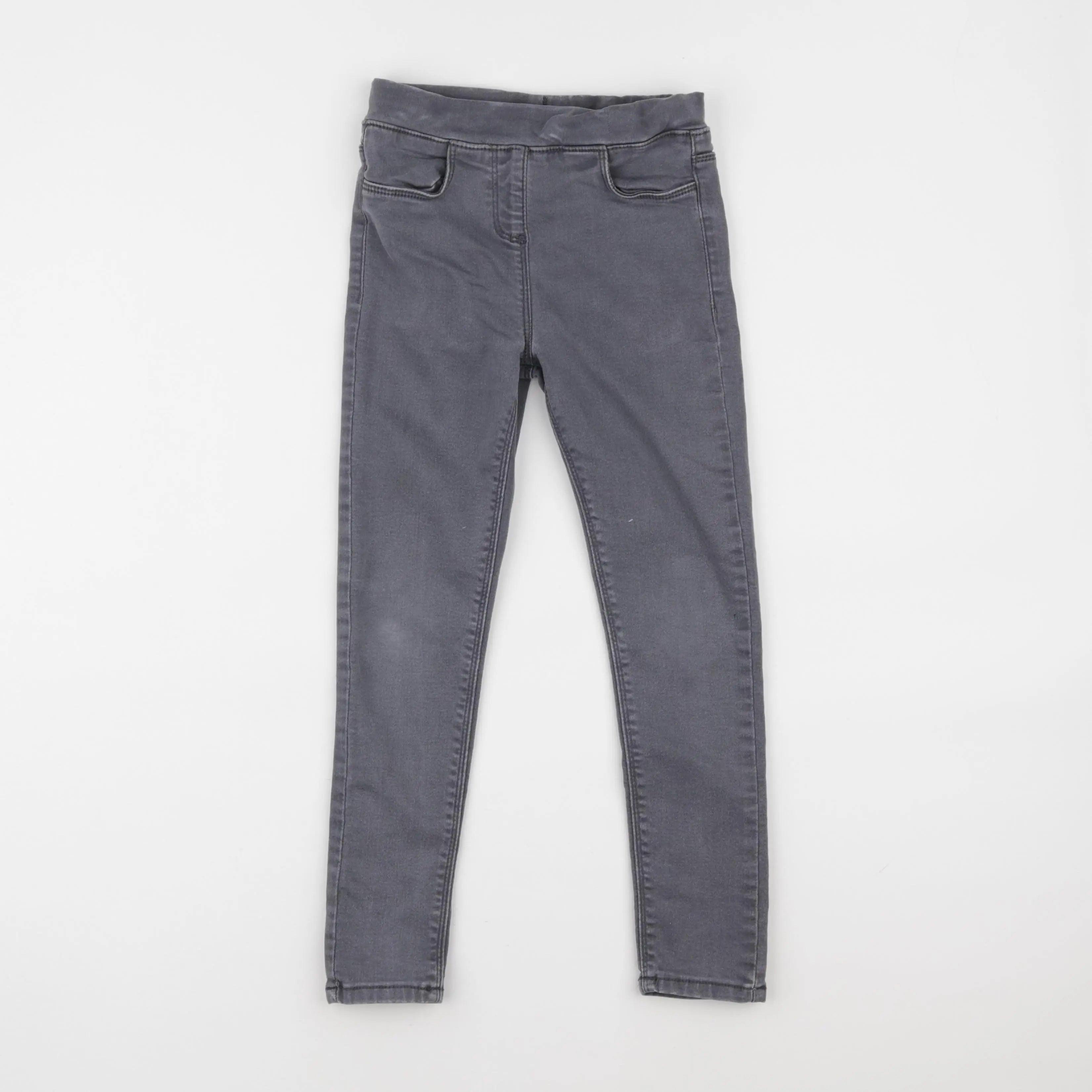 Vertbaudet - jegging gris - 8 ans