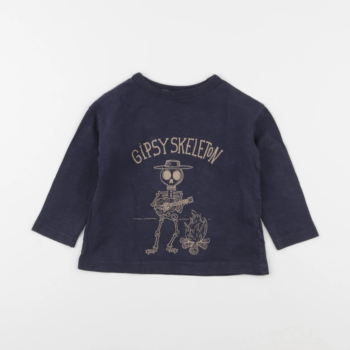 Vertbaudet - tee-shirt bleu - 2 ans