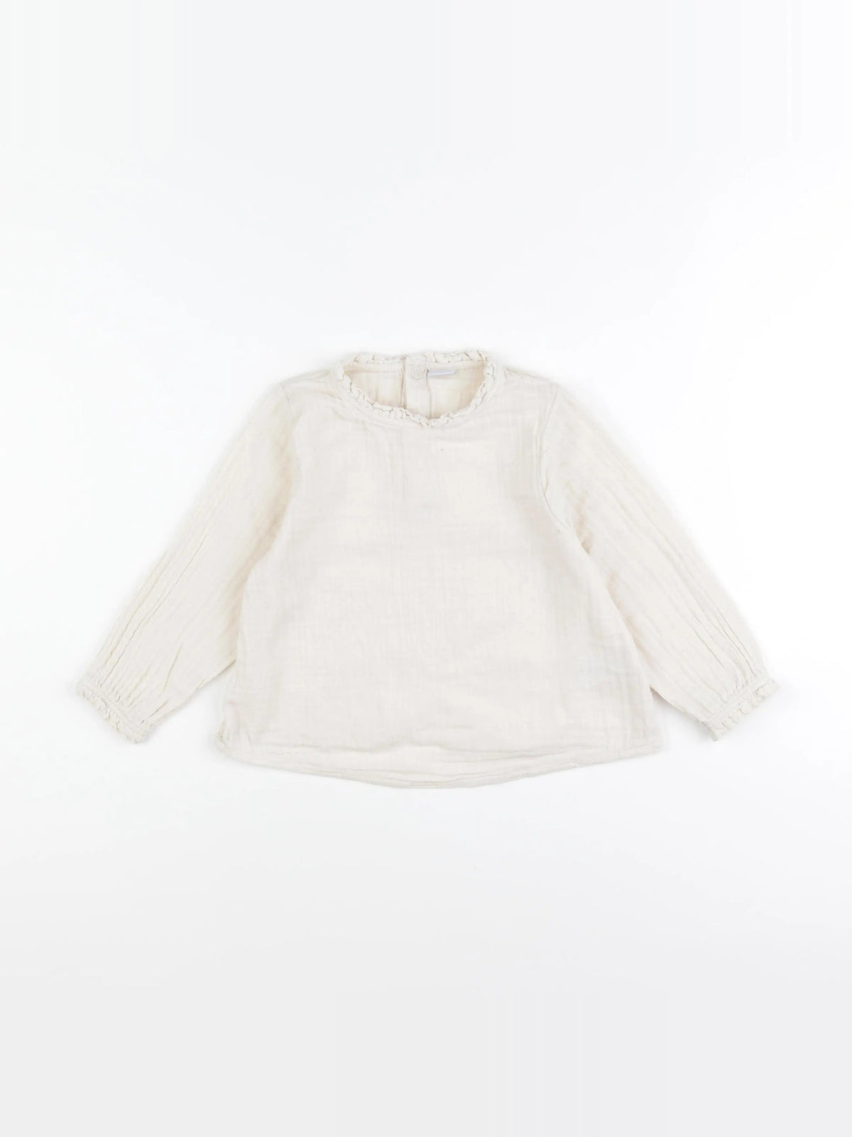 Petit Bateau - blouse beige - 36 mois