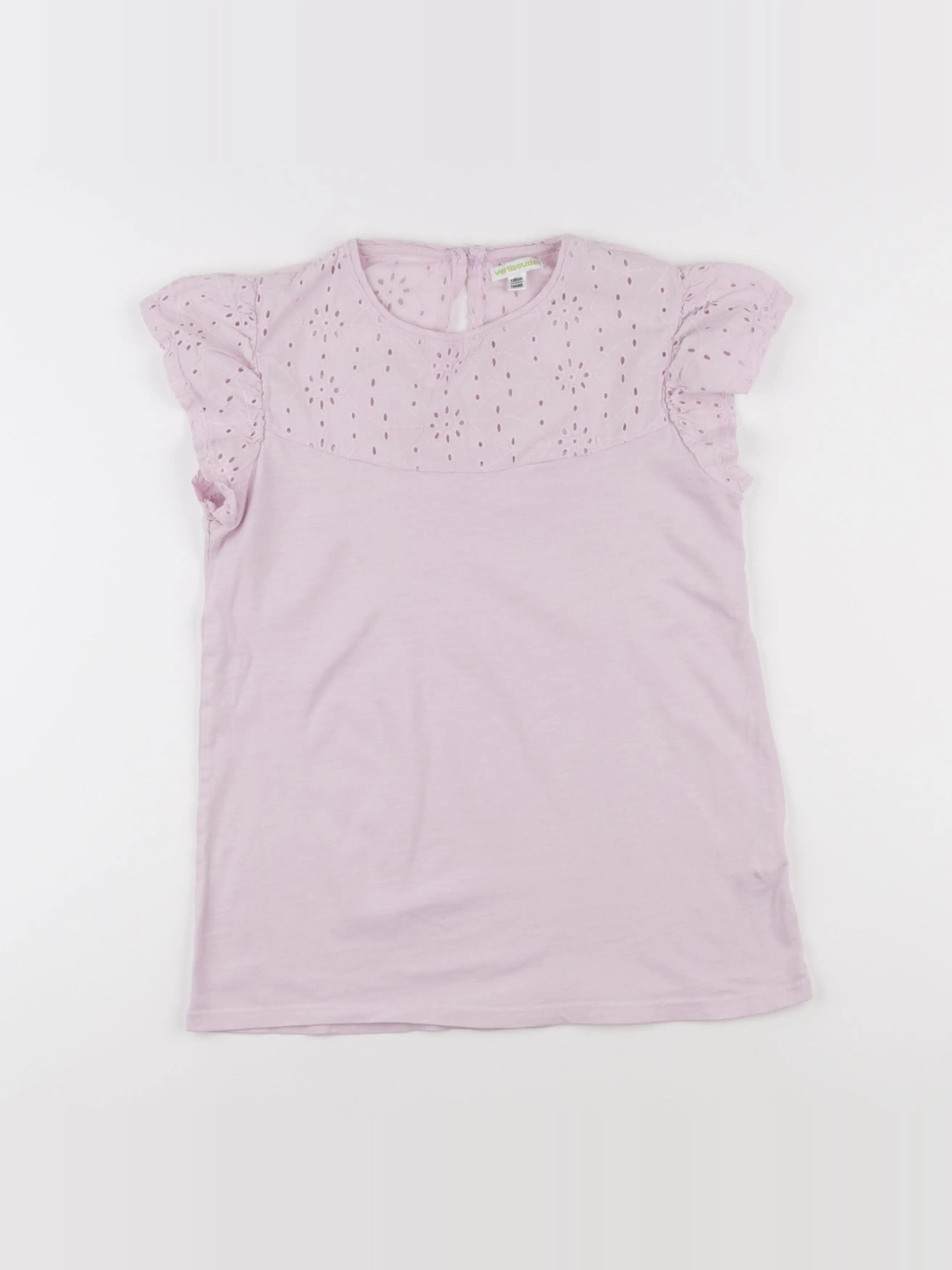 Vertbaudet - tee-shirt rose - 14 ans