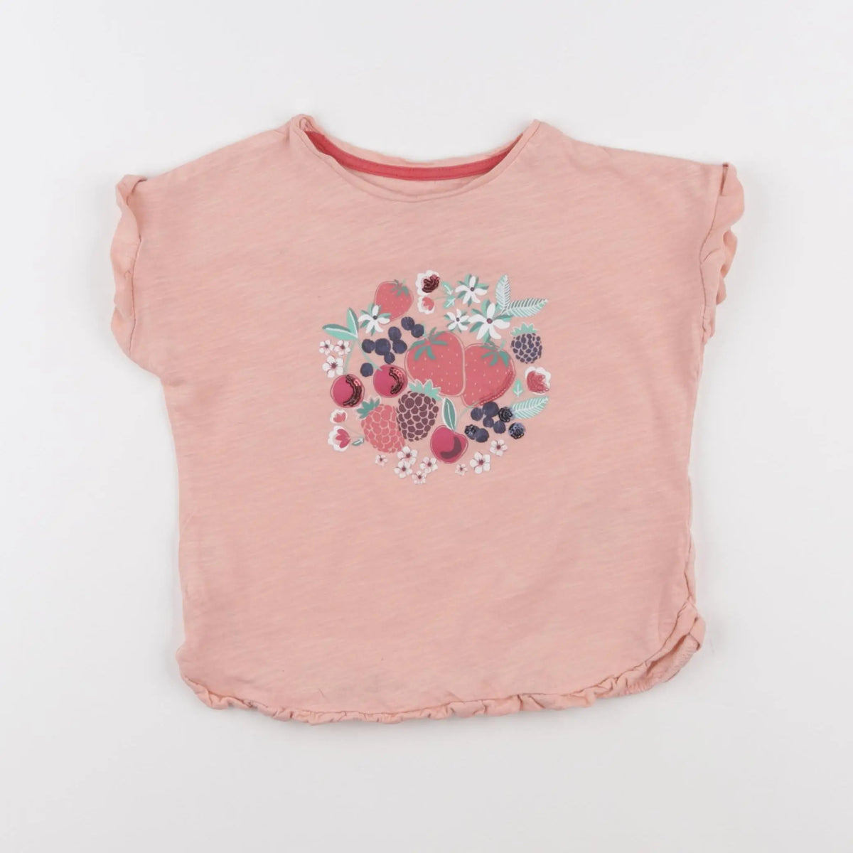 Vertbaudet - tee-shirt rose - 5 ans