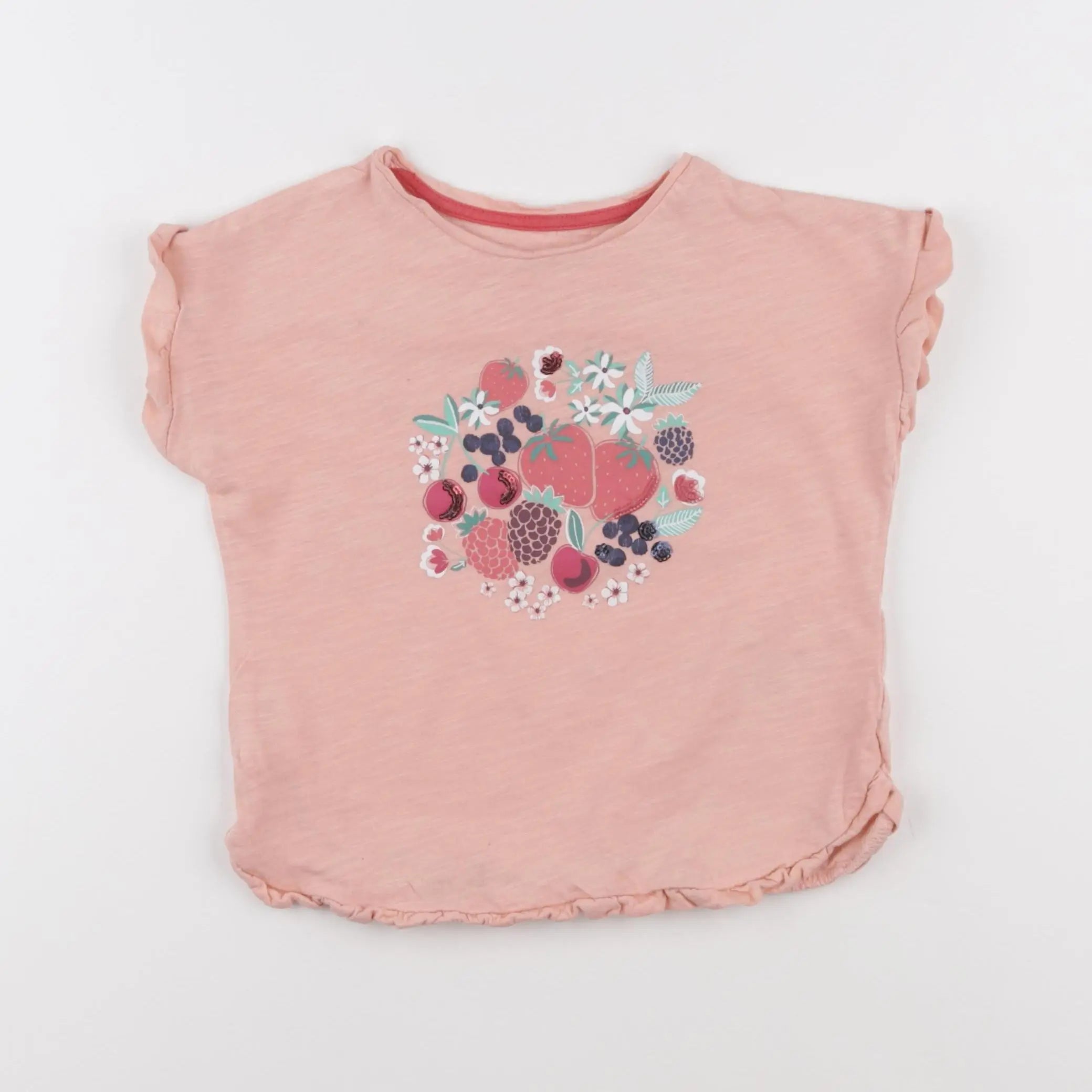 Vertbaudet - tee-shirt rose - 5 ans