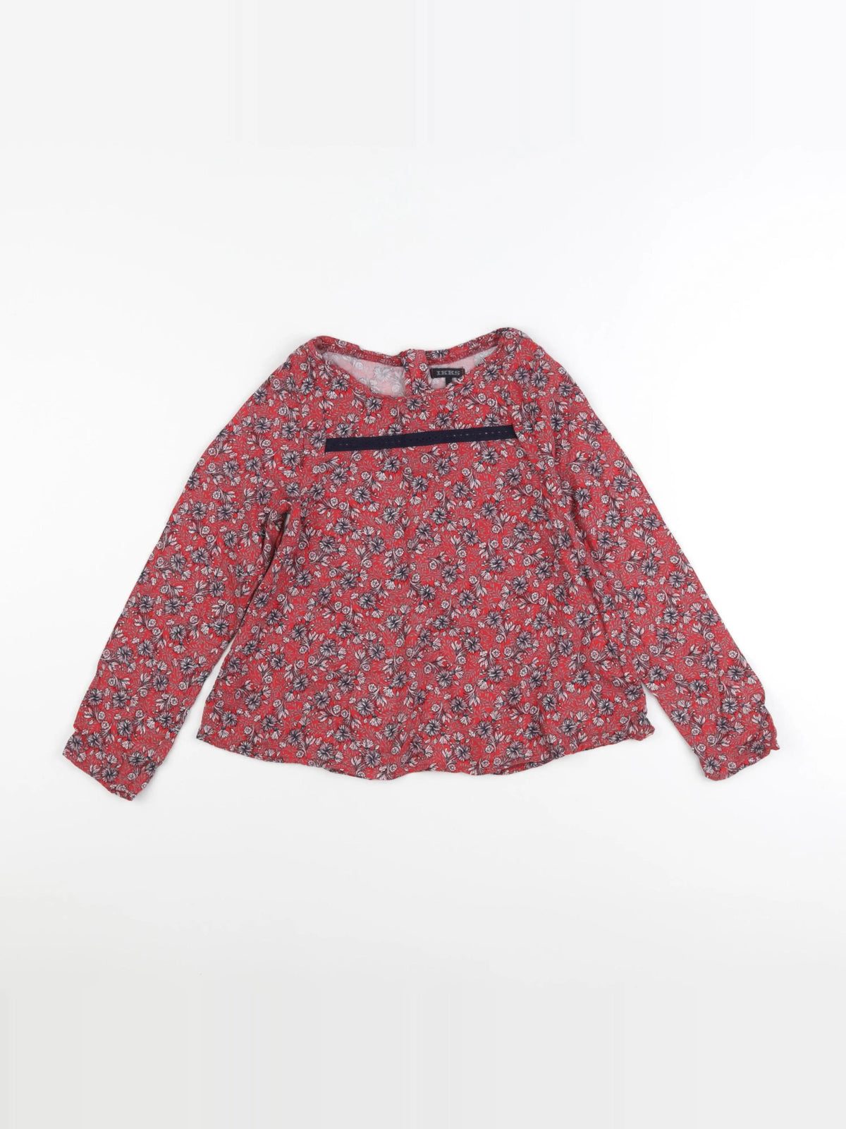 IKKS - blouse rouge - 8 ans