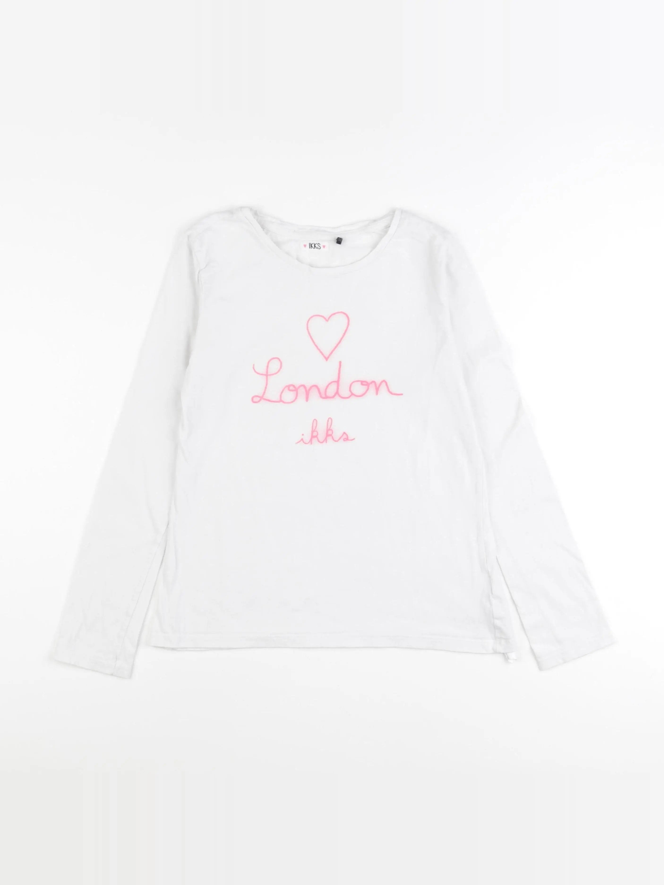 IKKS - tee-shirt blanc - 12 ans