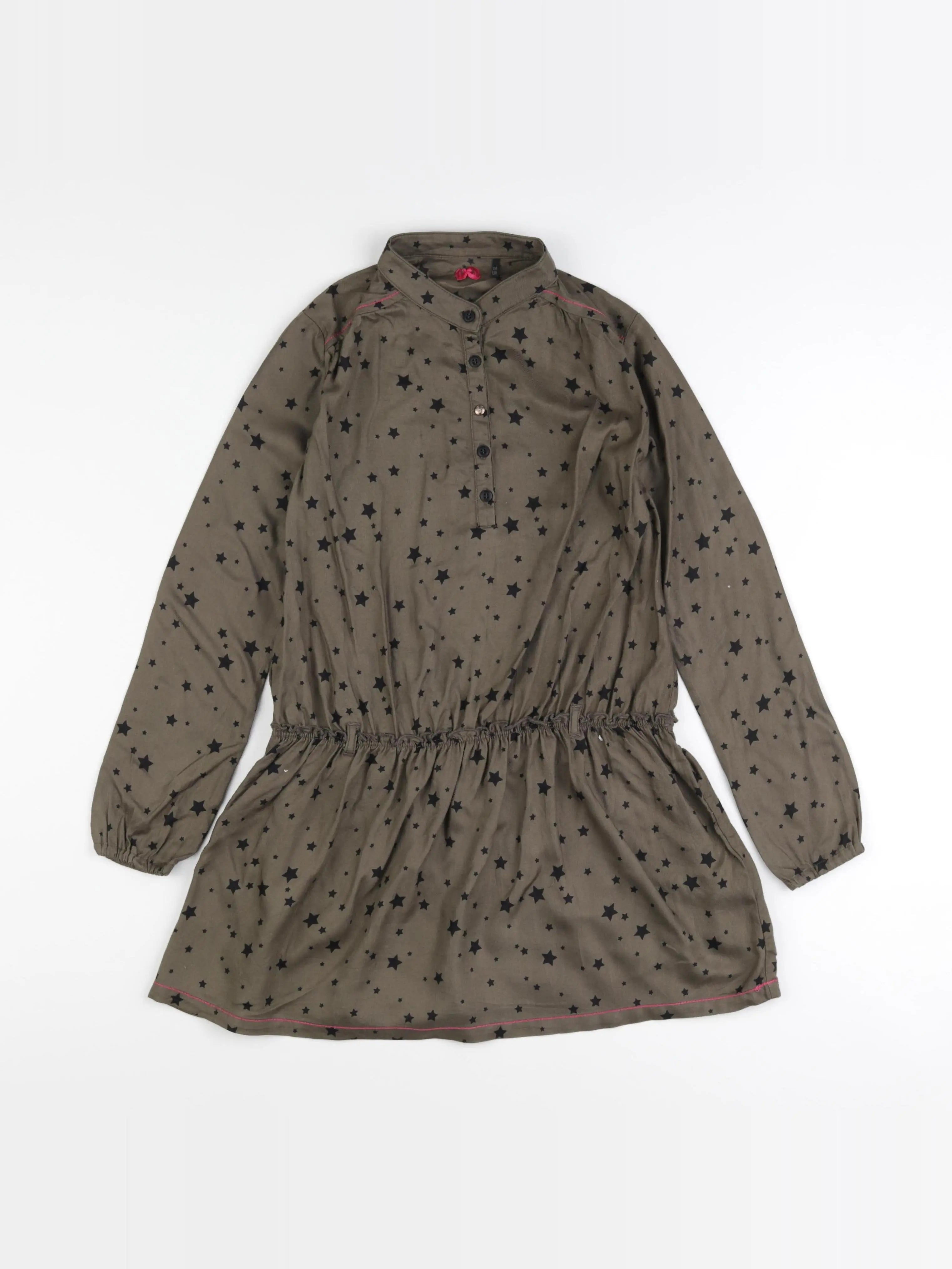 IKKS - robe vert - 10 ans