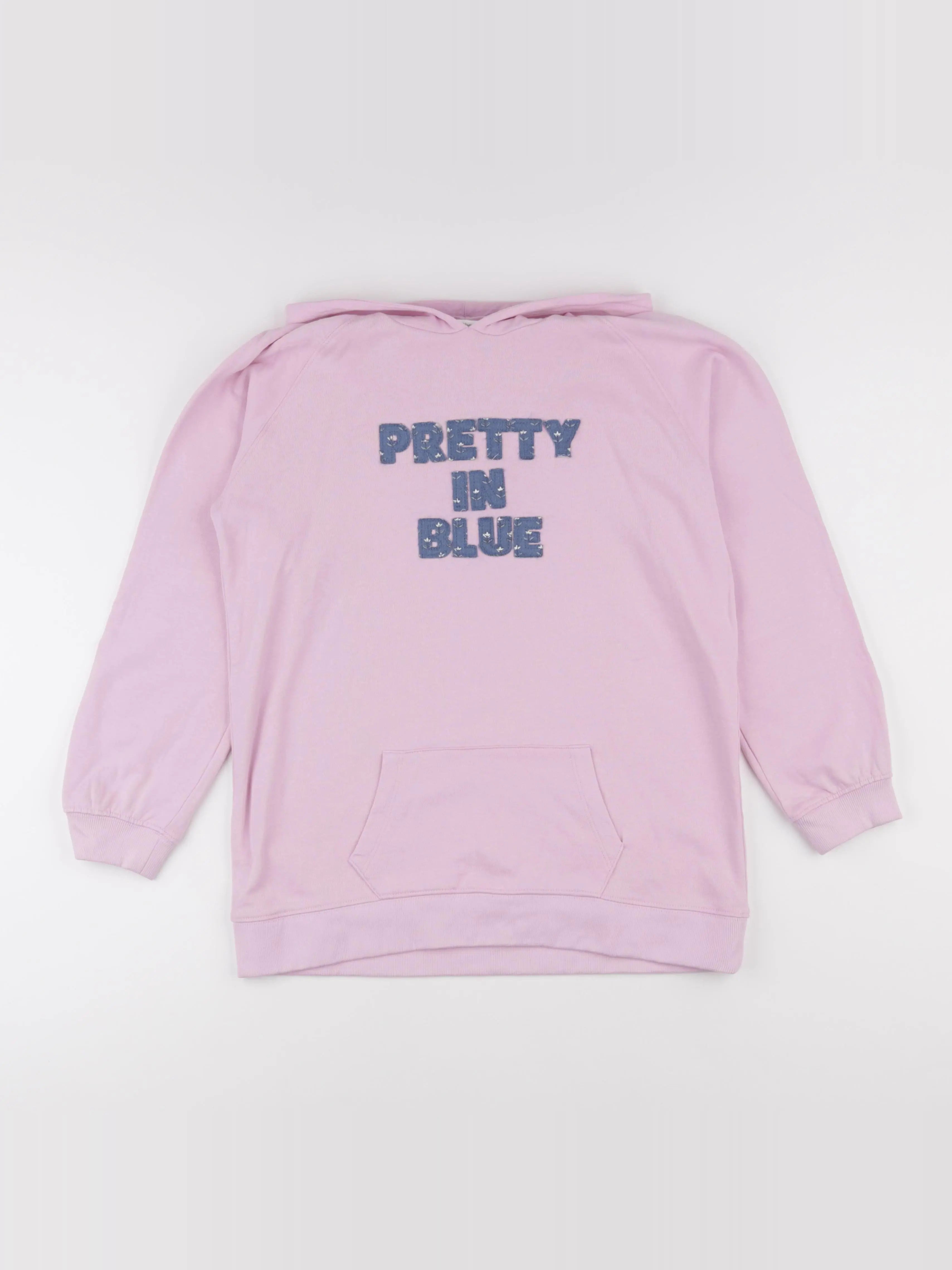 Vertbaudet - sweat rose - 14 ans