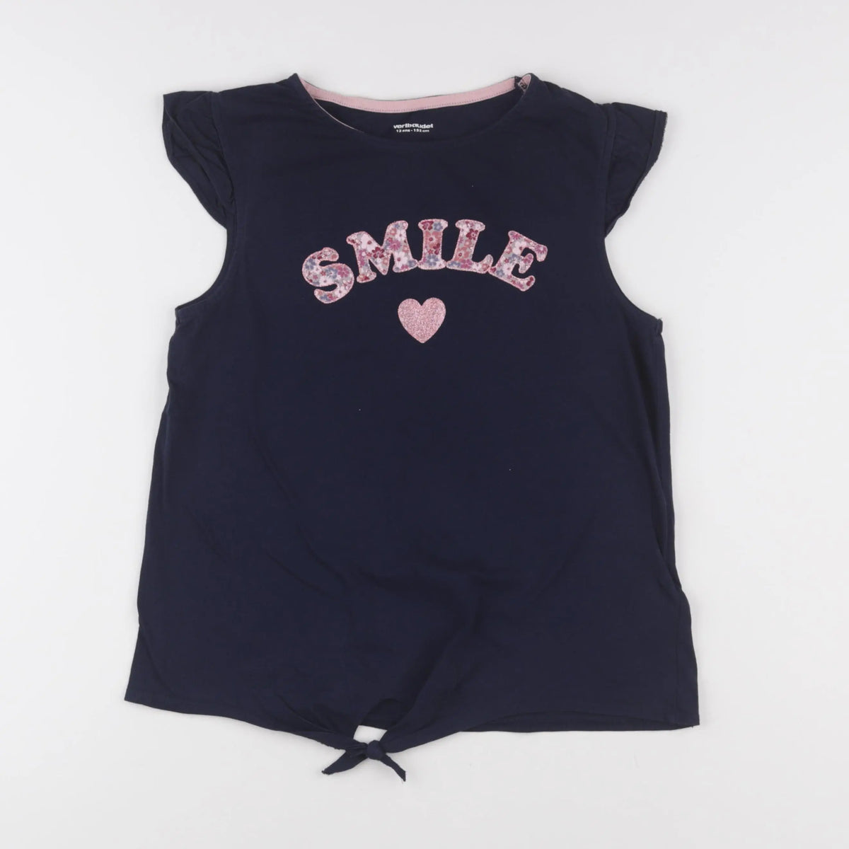 Vertbaudet - tee-shirt bleu - 12 ans