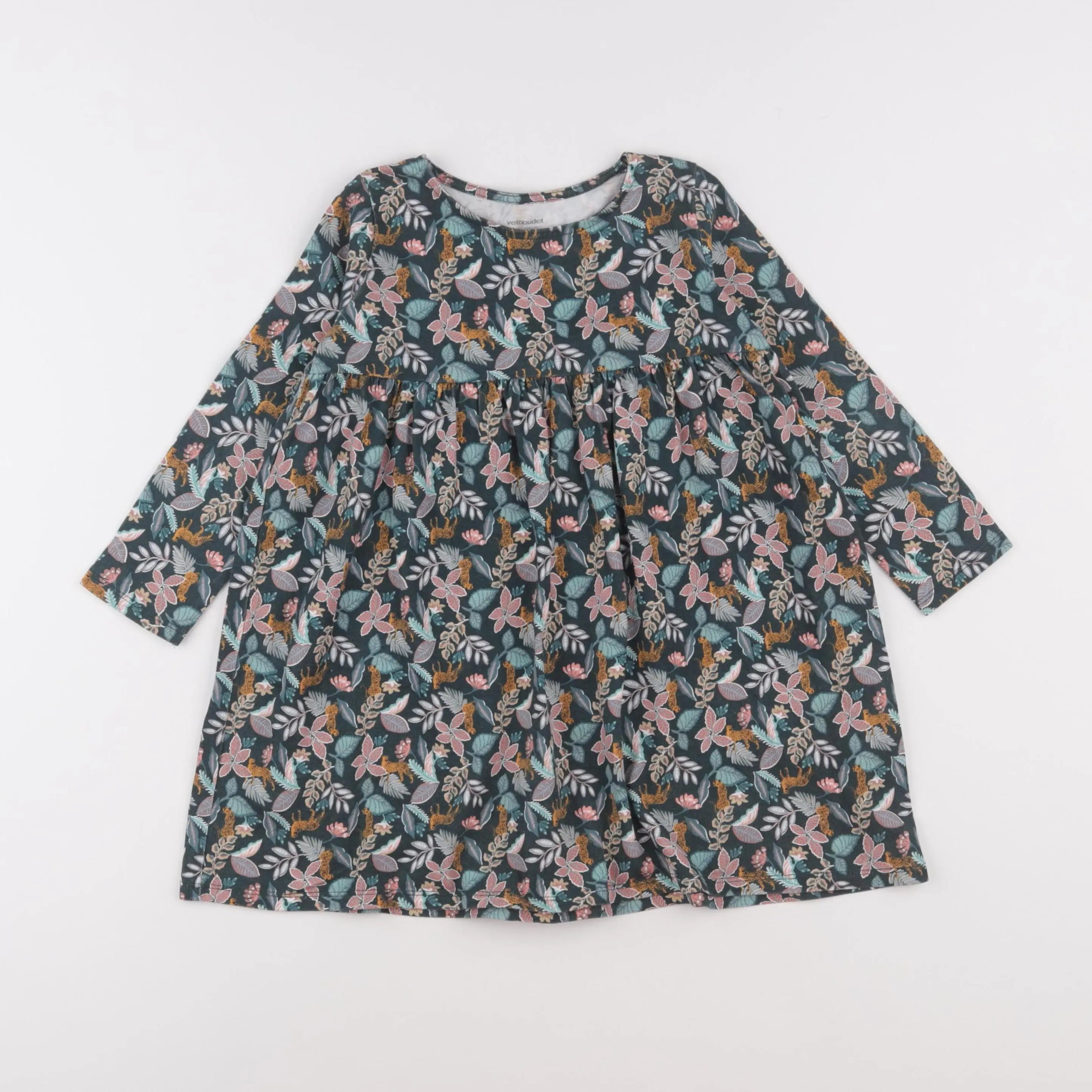 Vertbaudet - robe multicolore - 4 ans