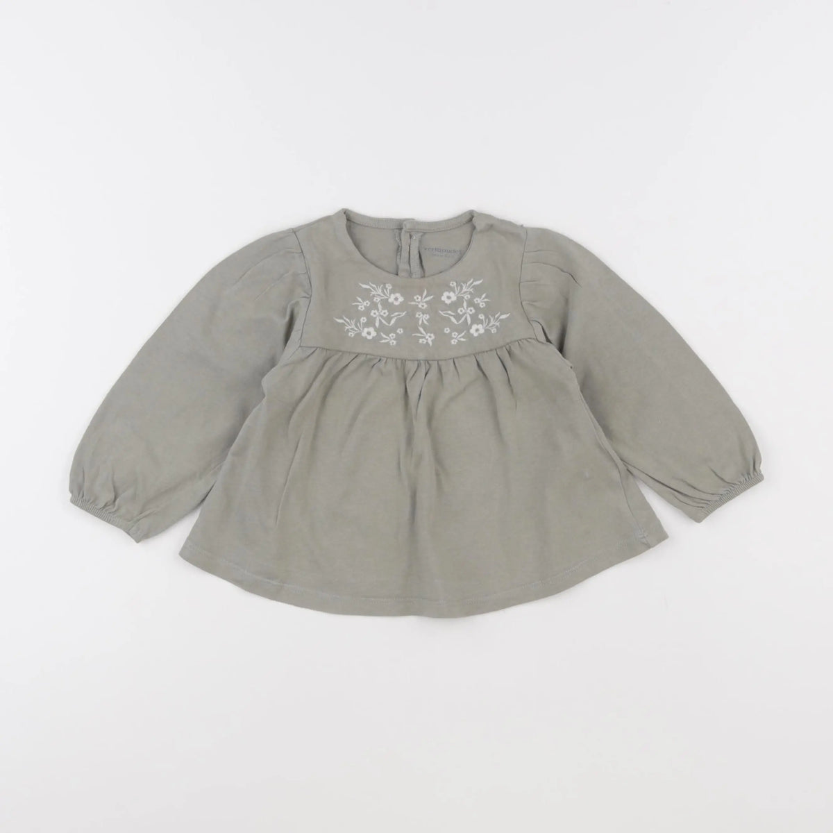 Vertbaudet - blouse marron - 18 mois