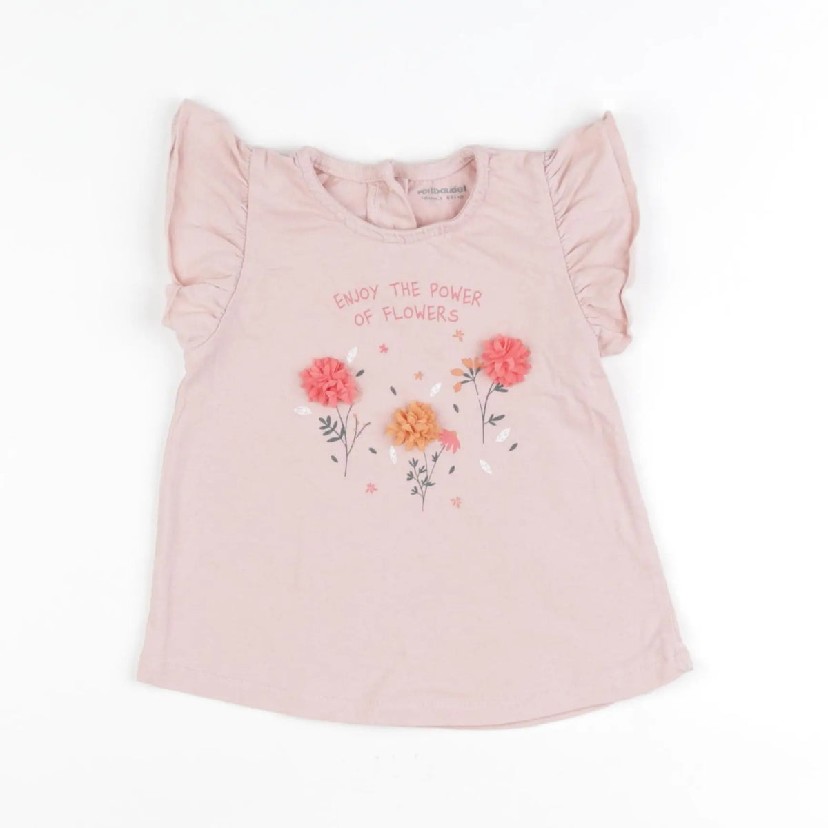 Vertbaudet - tee-shirt rose - 18 mois