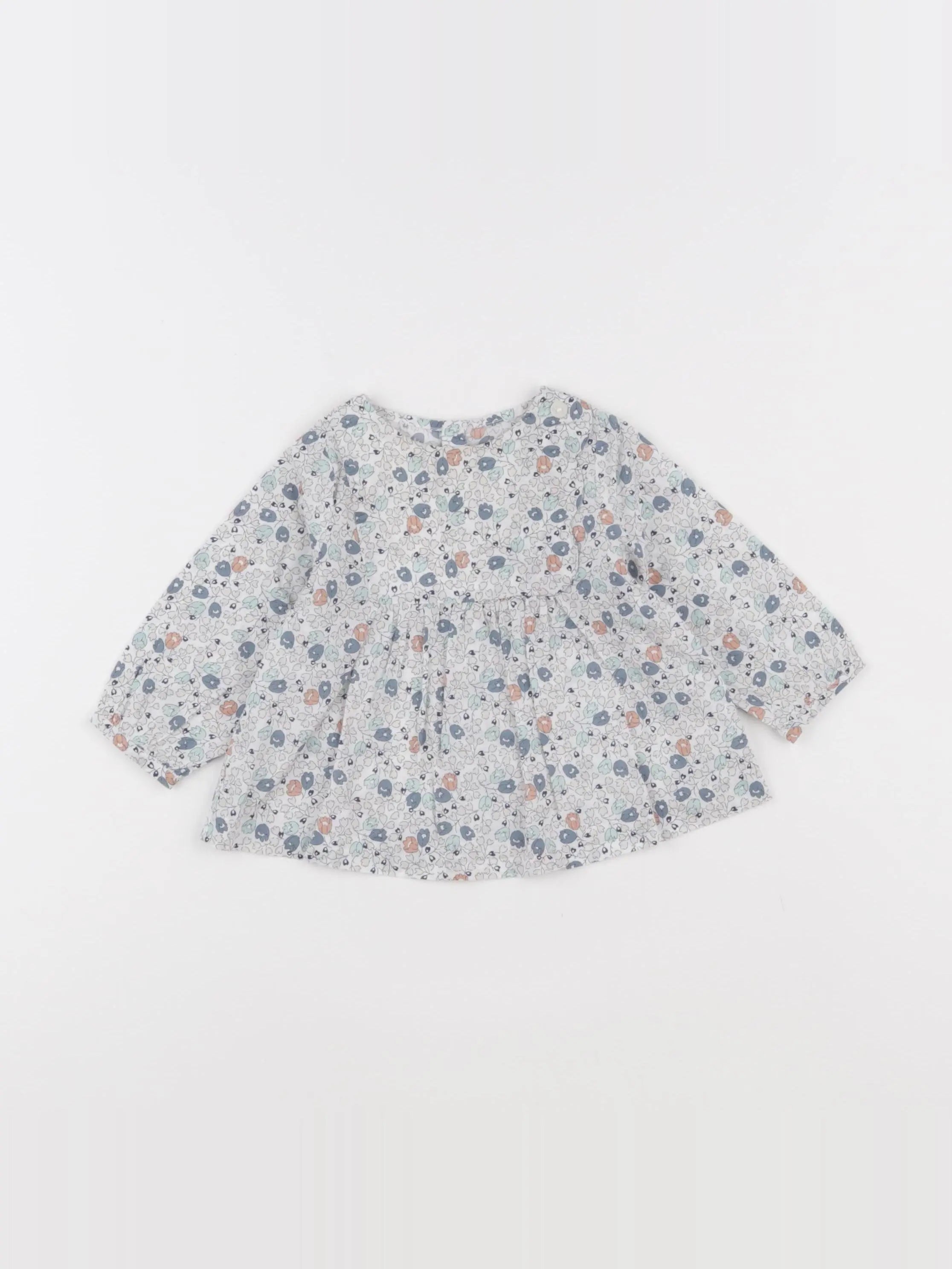 Jacadi - blouse liberty multicolore - 6 mois