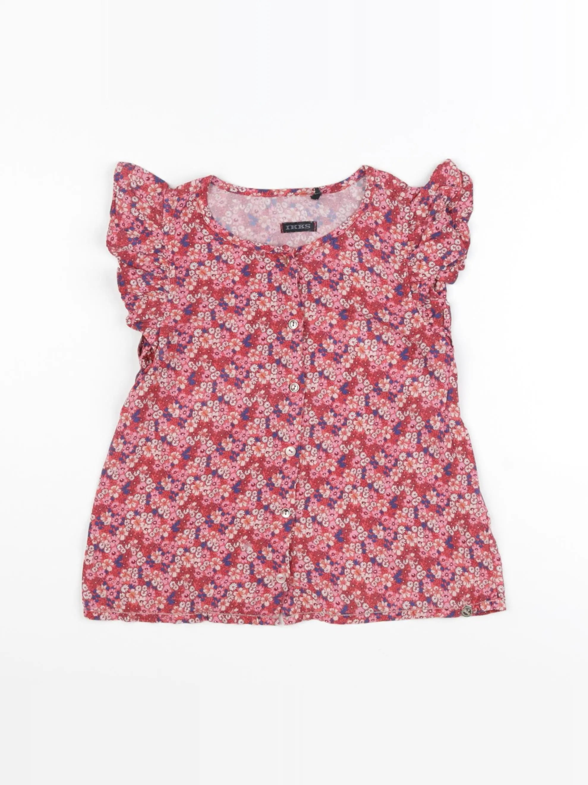 IKKS - blouse rose - 8 ans