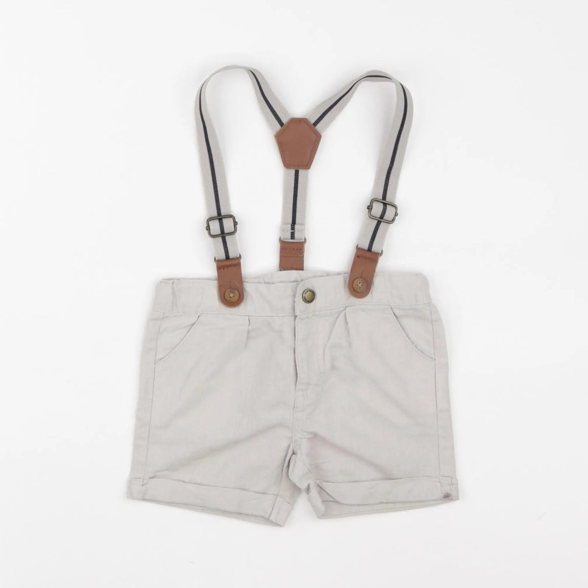 Vertbaudet - short beige - 9 mois