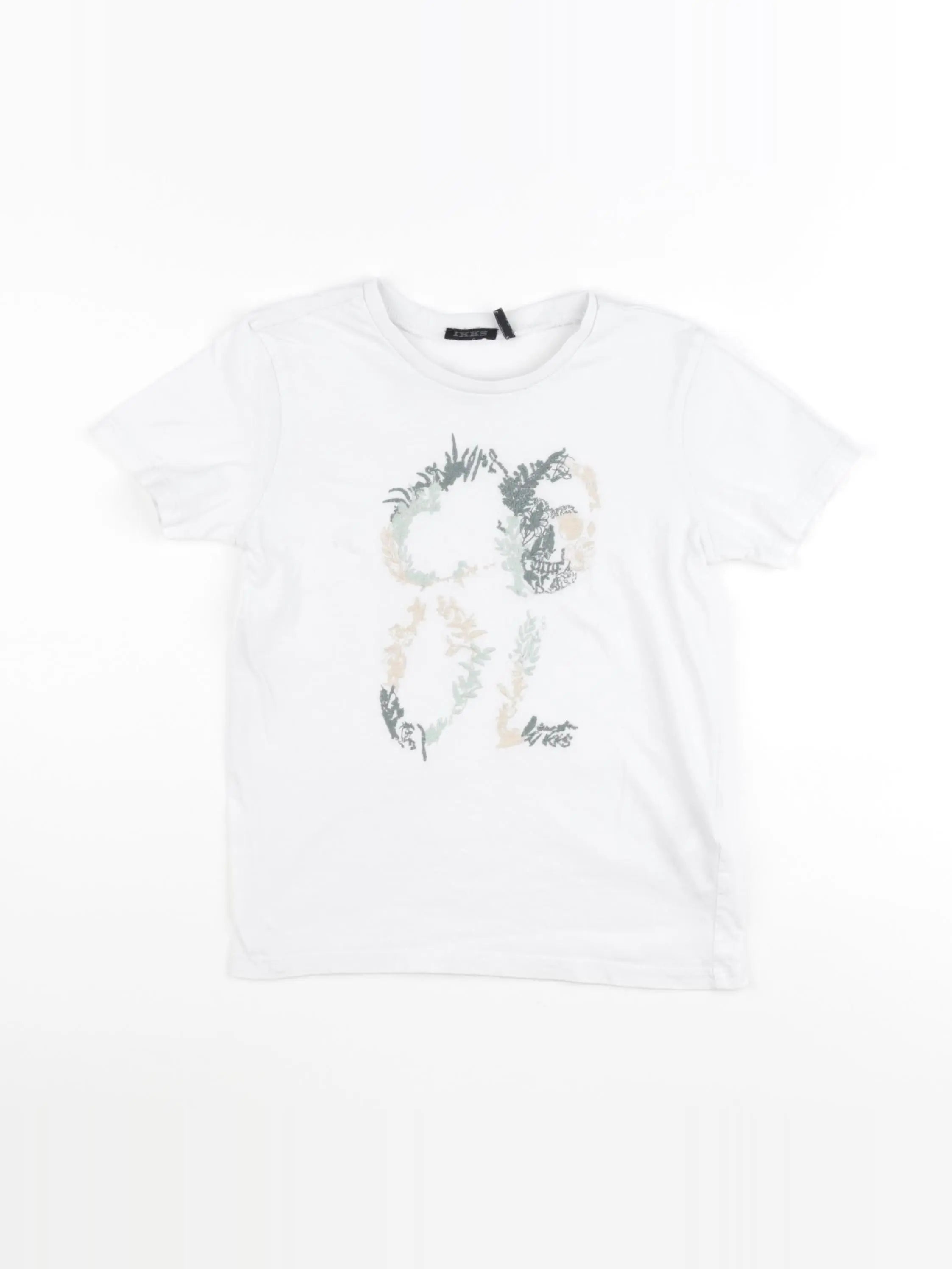 IKKS - tee-shirt blanc - 6 ans