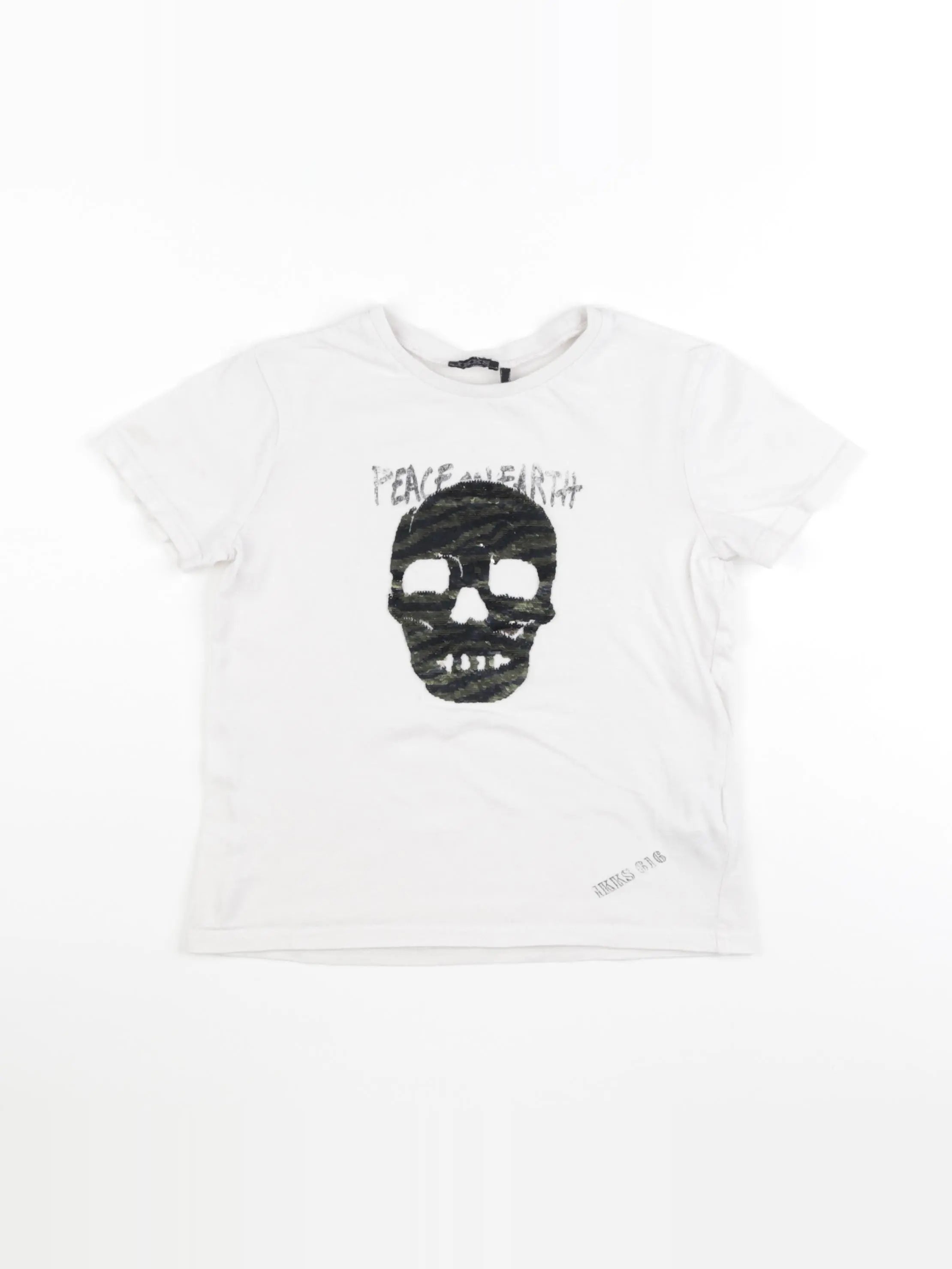 IKKS - tee-shirt blanc - 6 ans