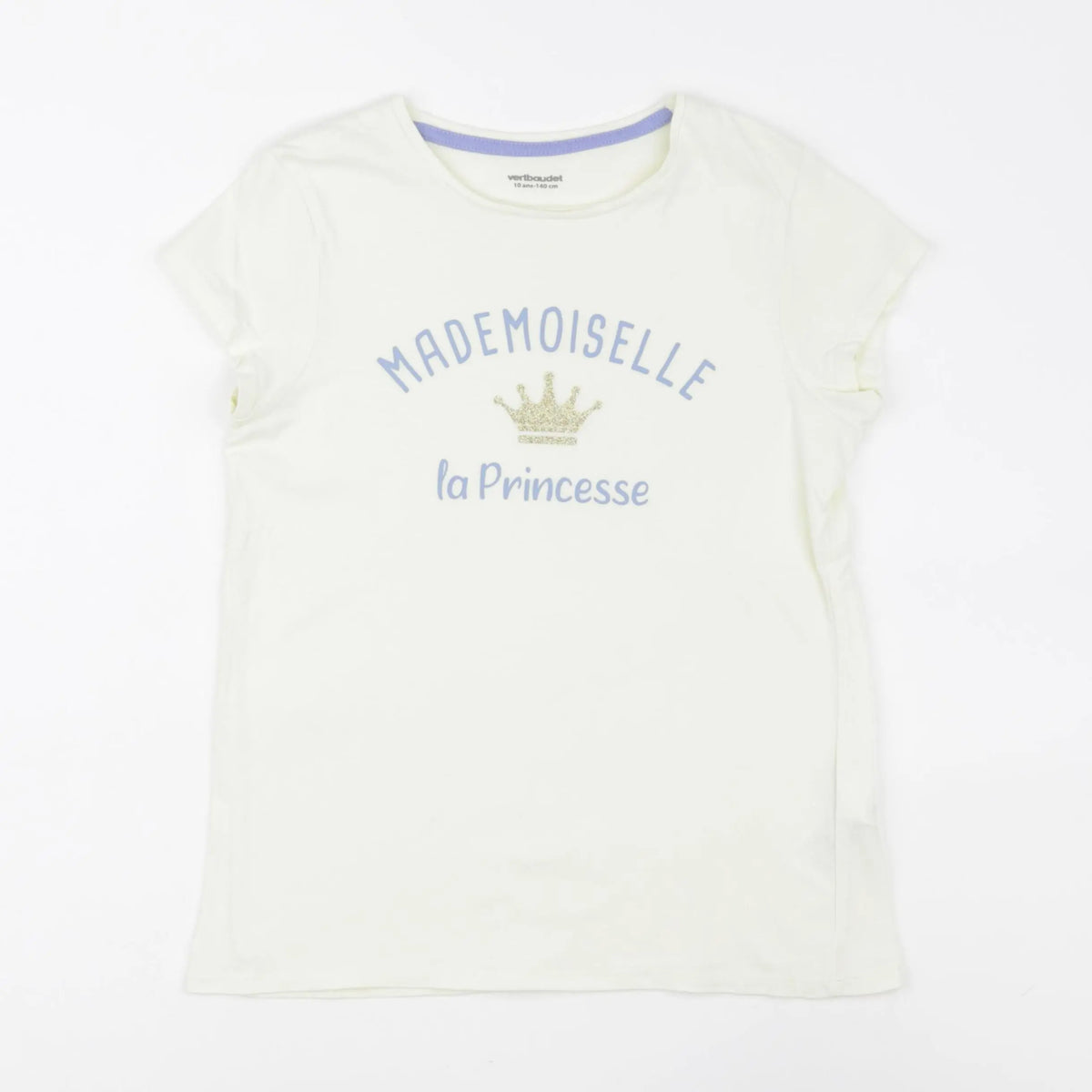 Vertbaudet - tee-shirt jaune - 10 ans