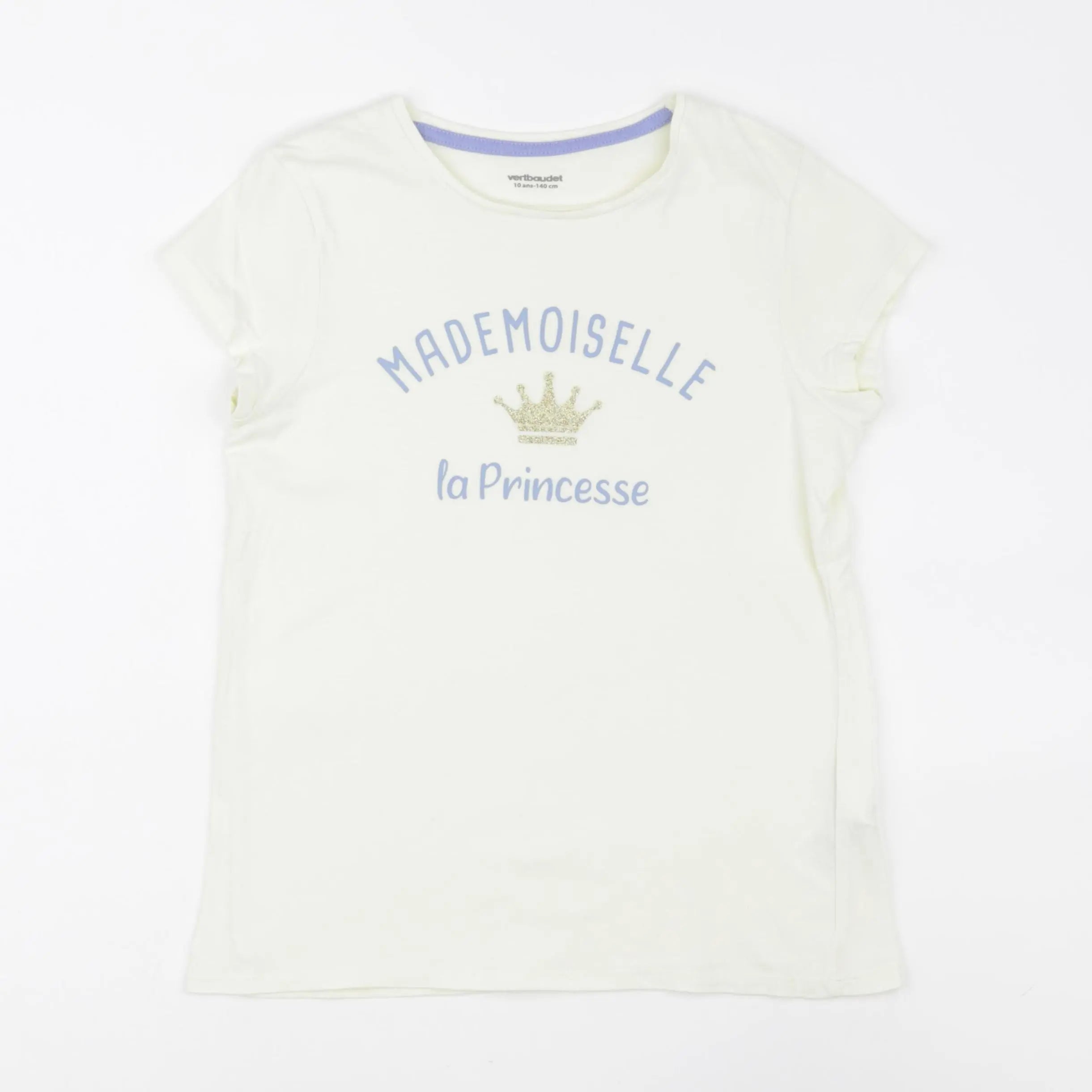 Vertbaudet - tee-shirt jaune - 10 ans