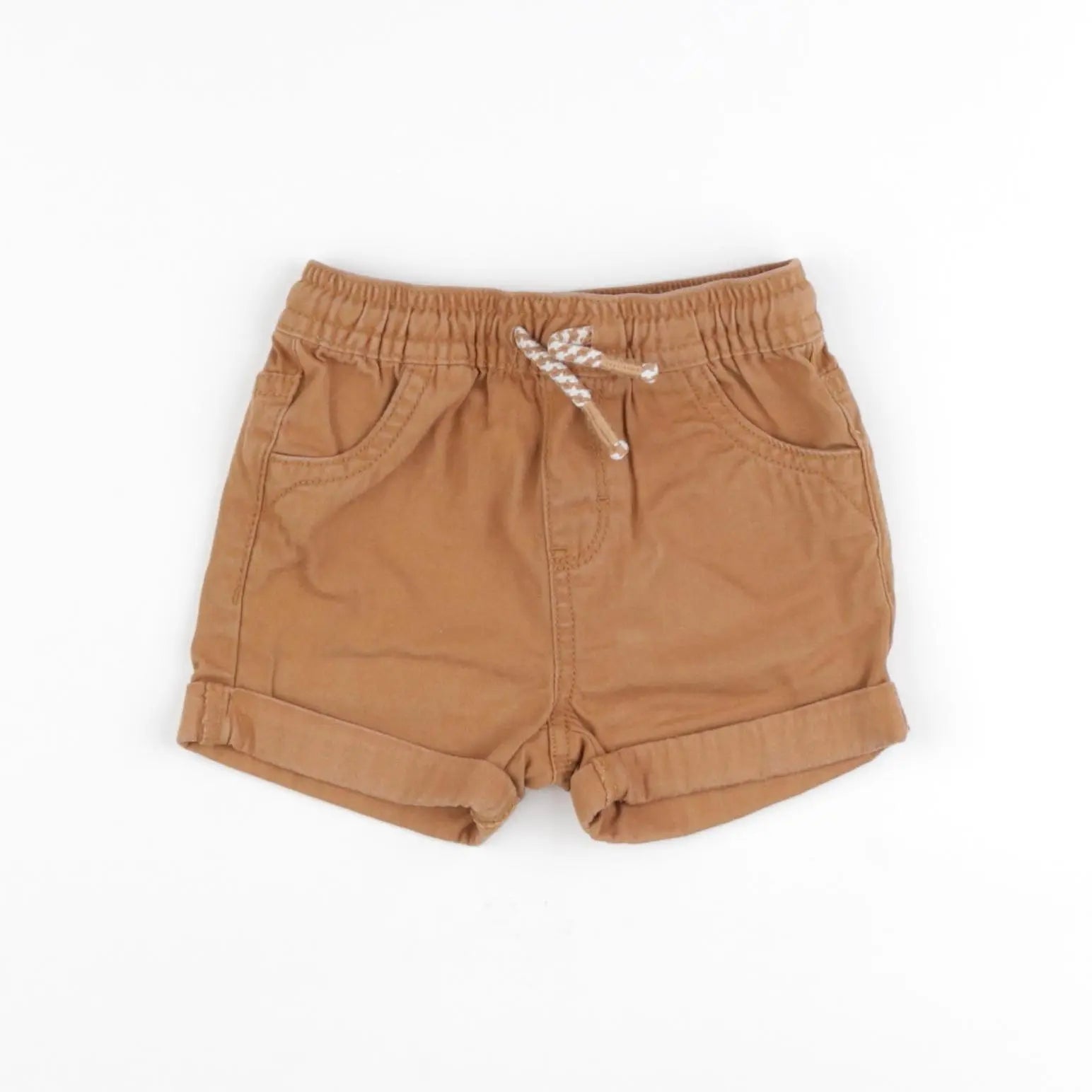 Vertbaudet - short marron - 12 mois